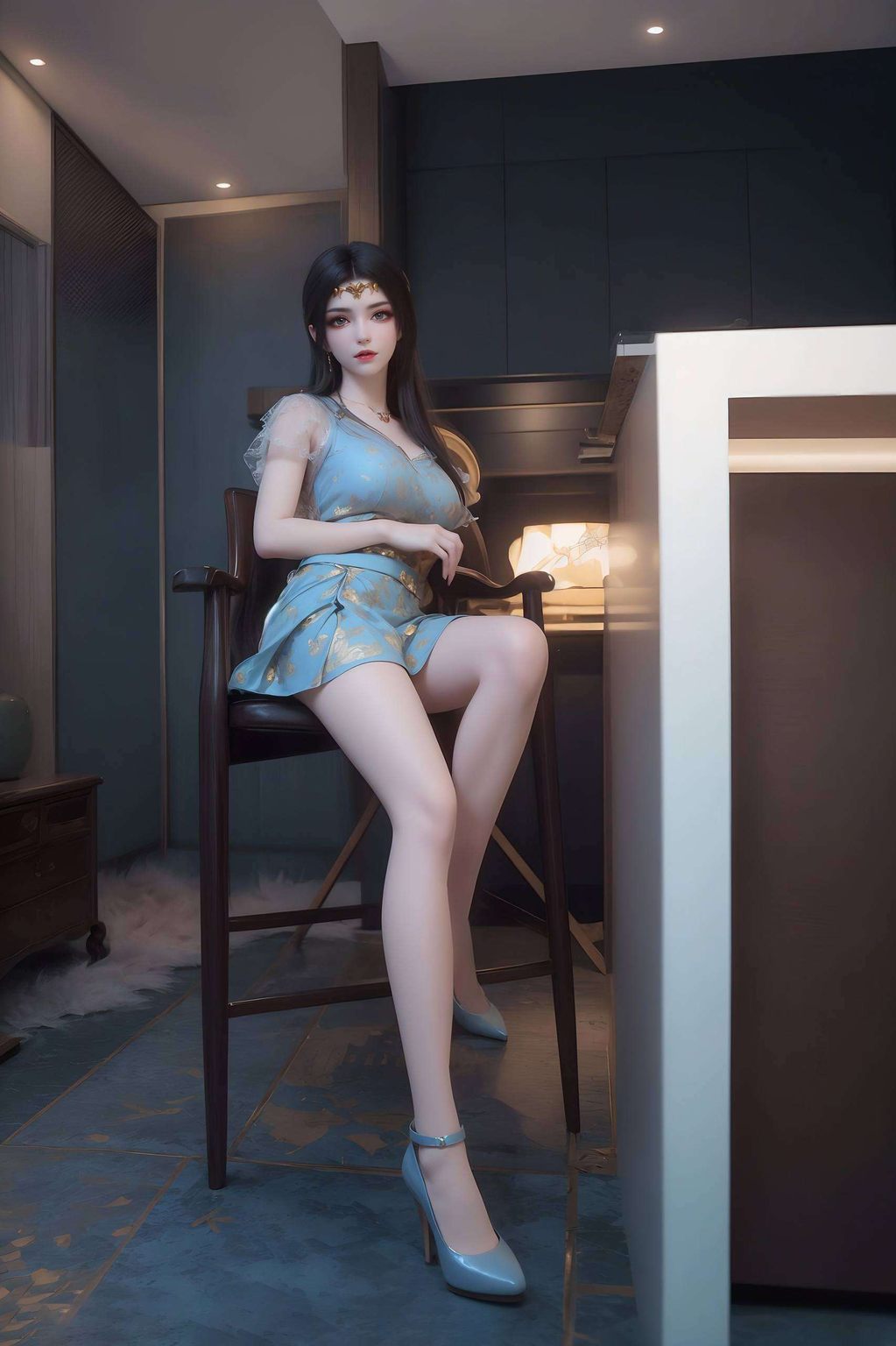 这款AI绘画人物动作参考图带你领略神秘蛇发女妖的魅惑魅力