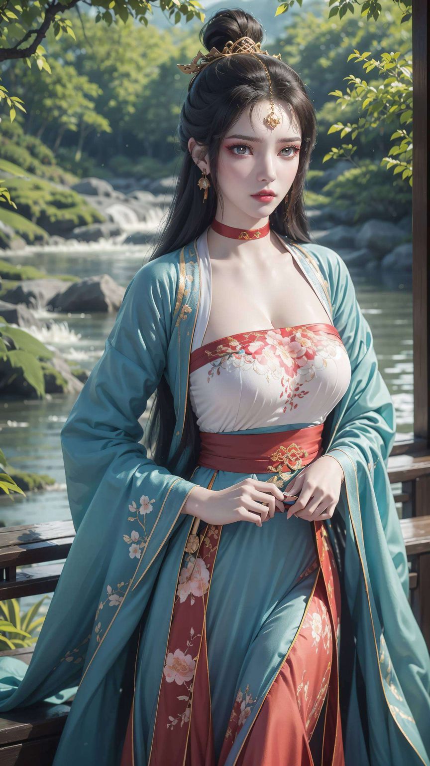 国漫美女风采尽显！这款超清晰的手机国漫美女桌面装饰图高清画质