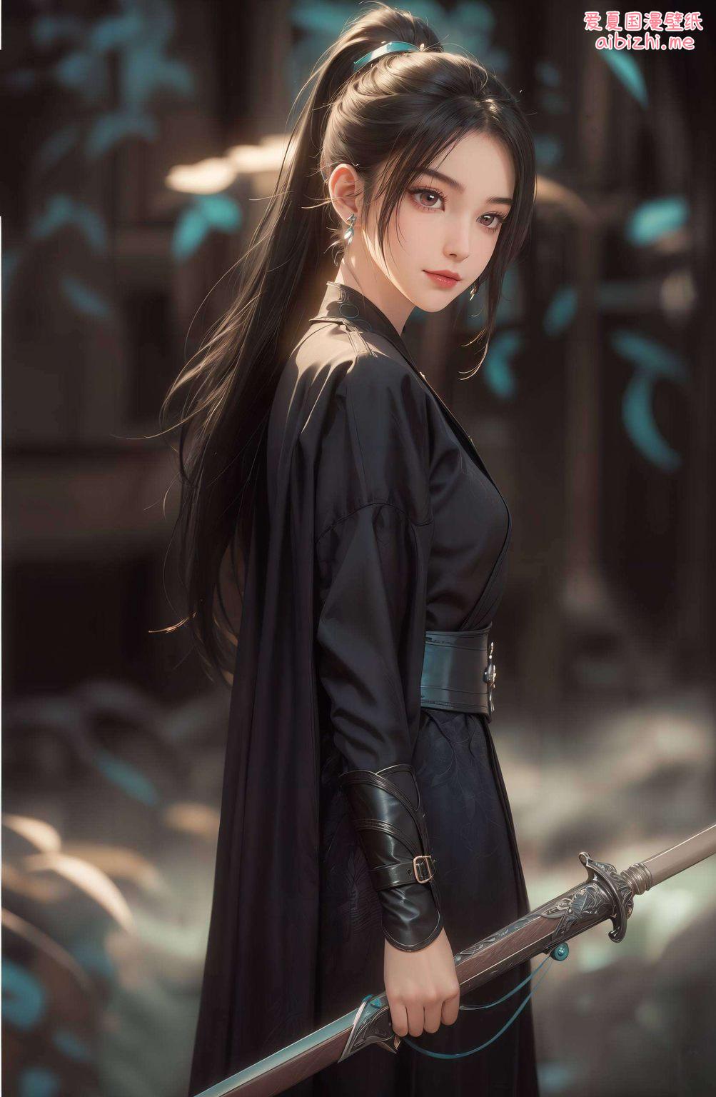 成为国漫女生中的几何之光每一次挥剑都是壁纸上的经典瞬间