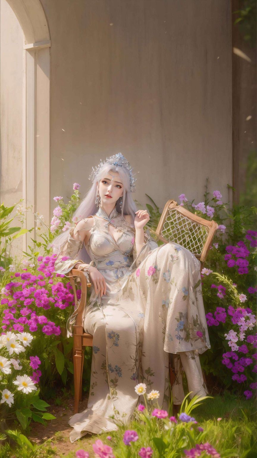 女儿身姿灵动俏皮以AI绘画技艺勾勒细节