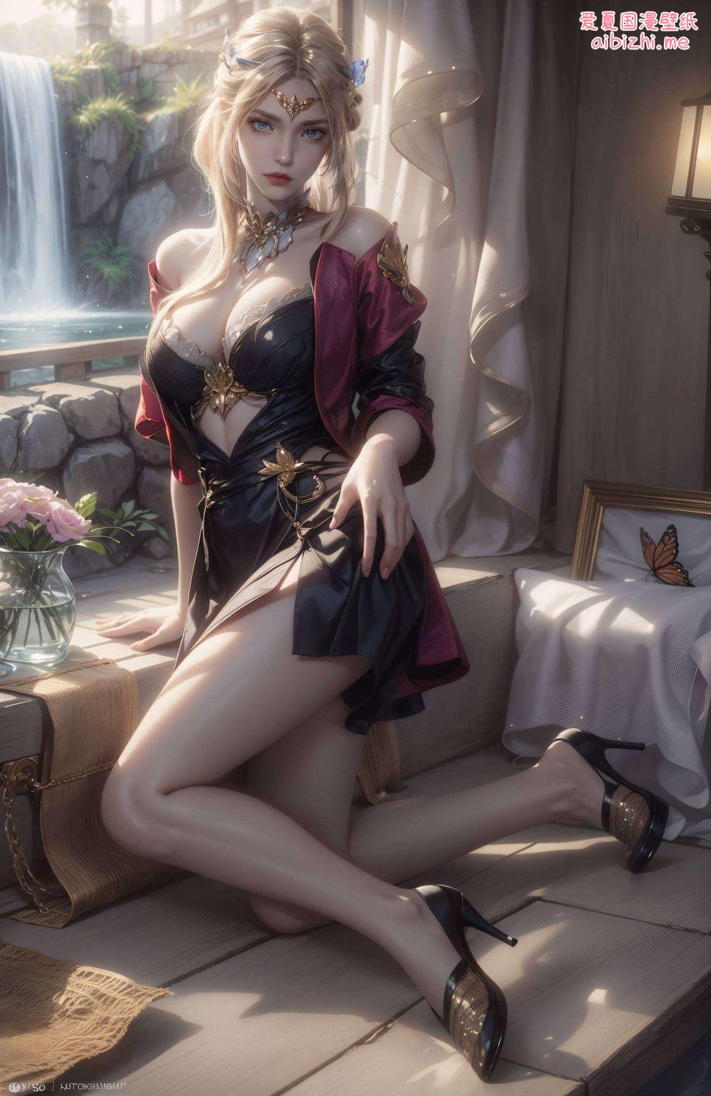 融合细腻的线条与浓郁的情感以千仞雪壁纸受伤的瞬间为画面核心
