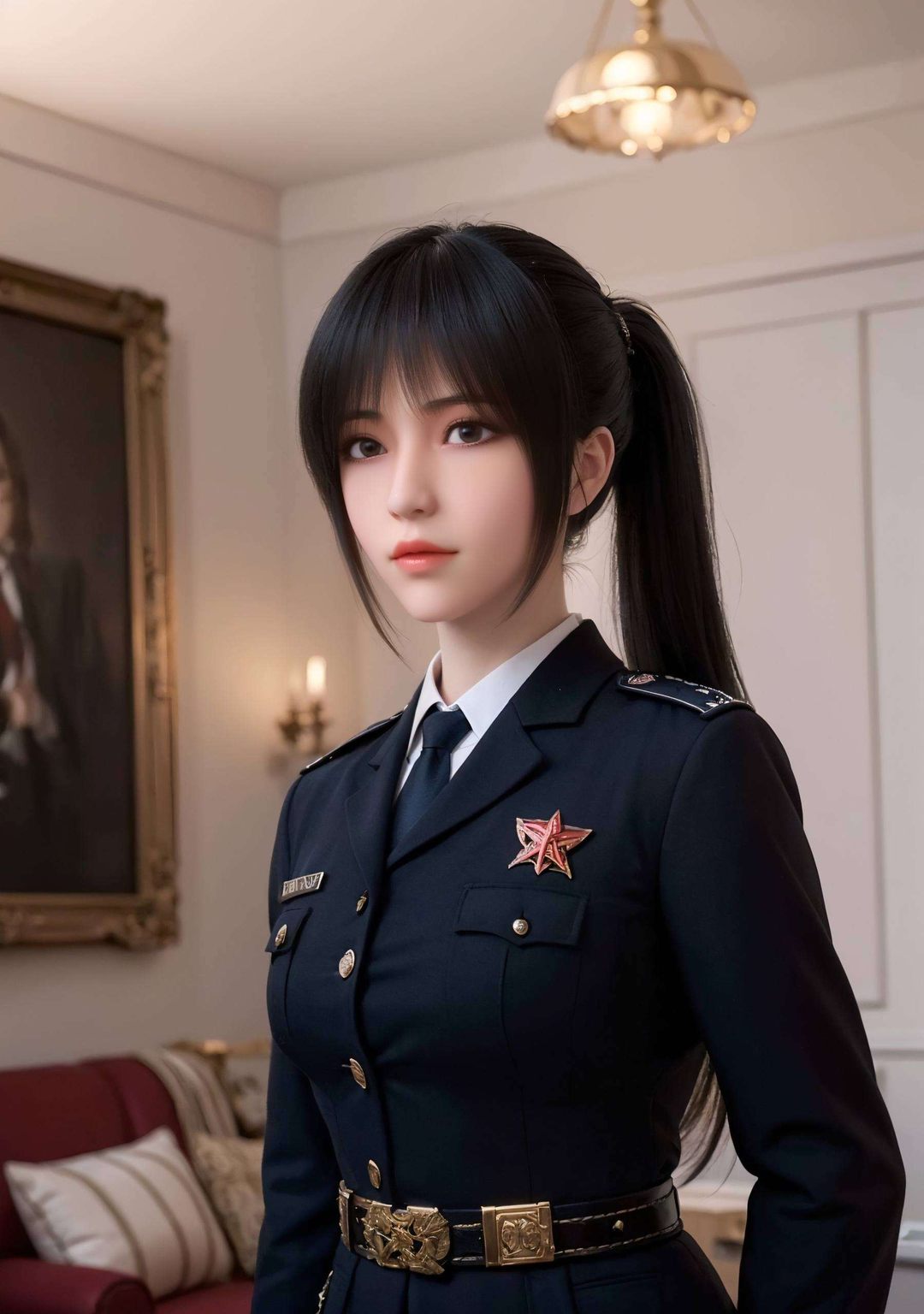 这款以雄兵连琪琳为主题的AI专集为你带来高清细腻的壁纸体验