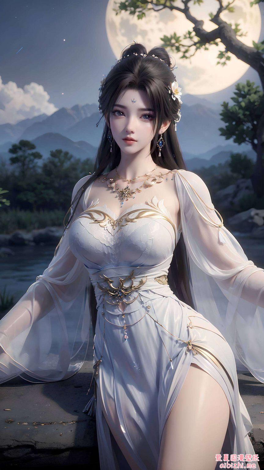 国漫女神的古风倩影让人沉醉其中