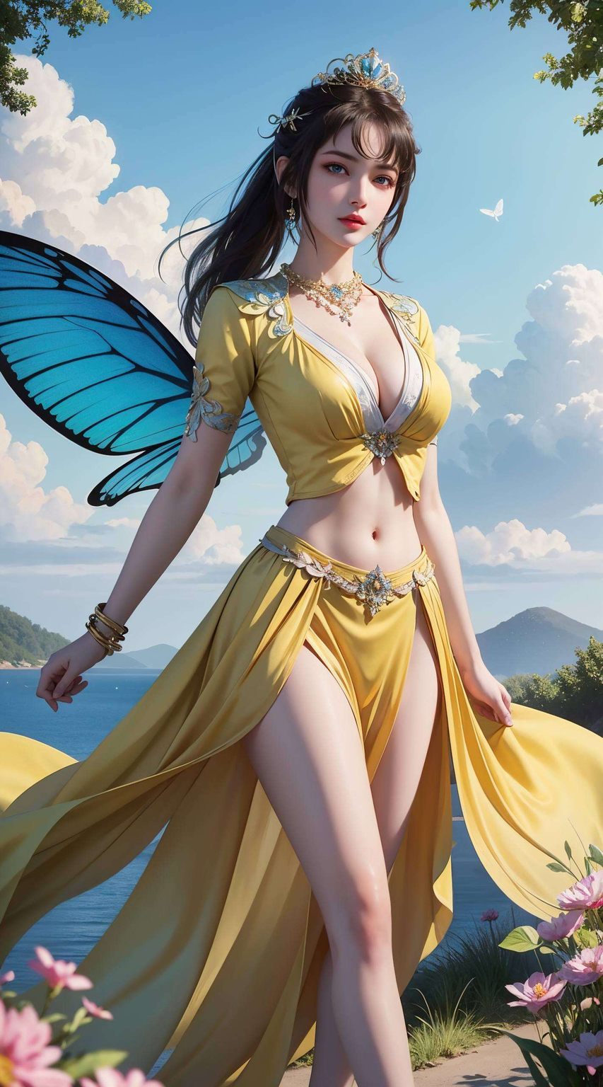 唯美至极细腻的笔触捕捉了她的灵动眼神与柔美轮廓