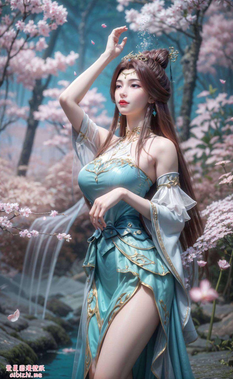 让她的英姿栩栩如生鲜艳的色彩如同炼神之火