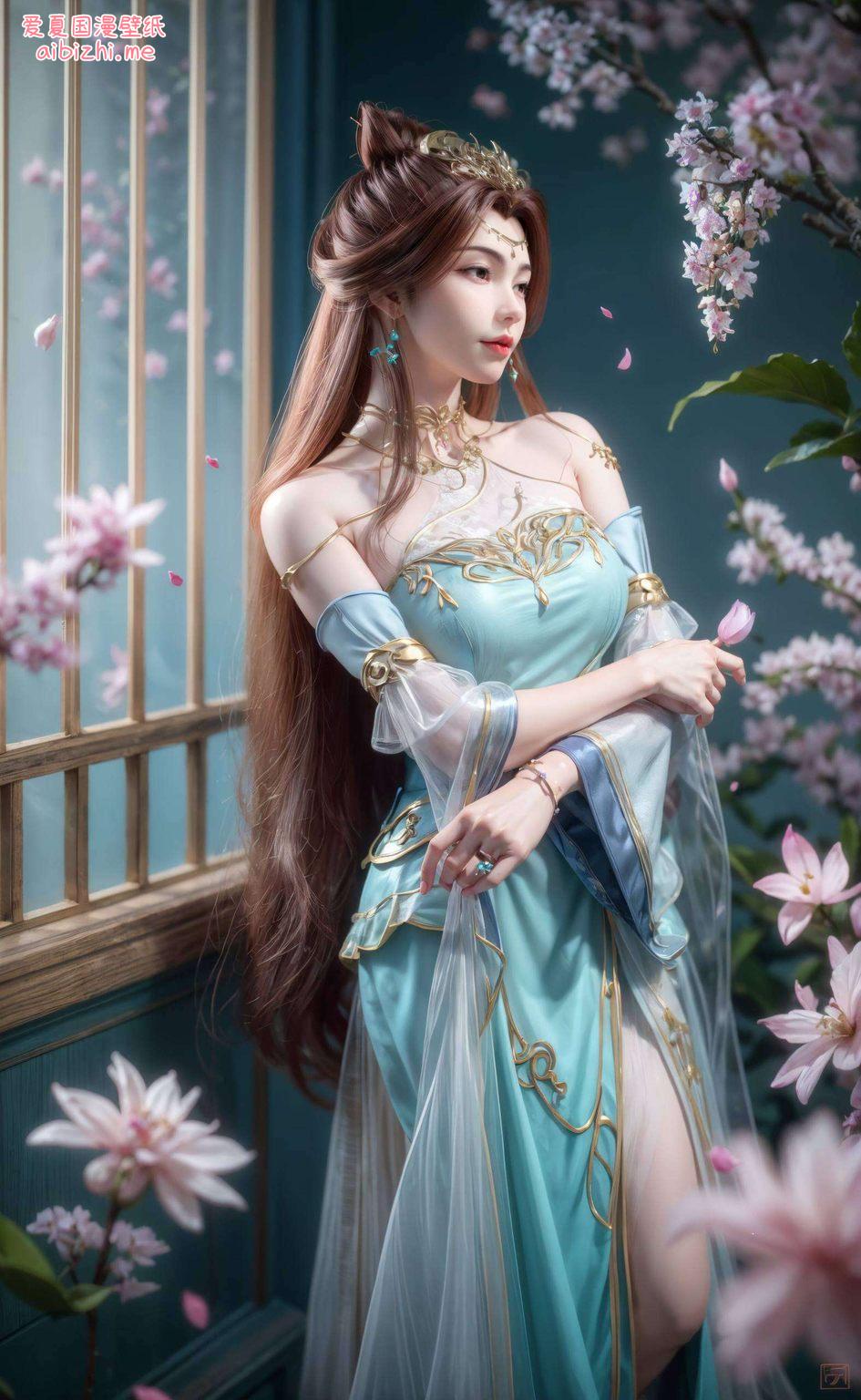 1920x1080的分辨率让每一个细节都栩栩如生在这张高清AI人物特写壁纸中