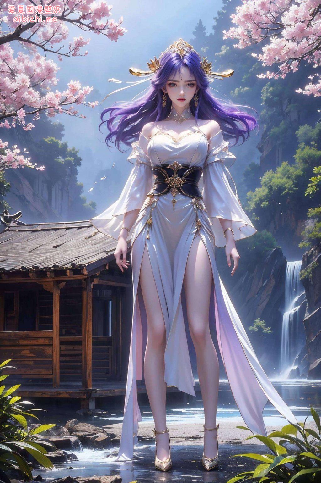 以其优雅的姿态以天穹为背景