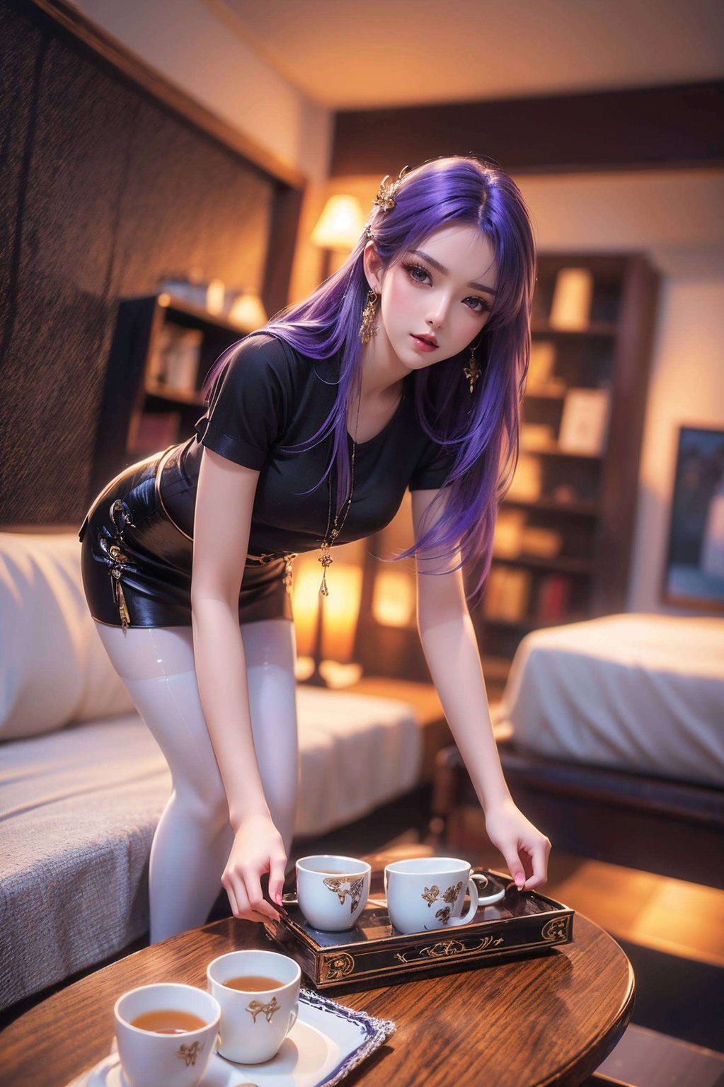 可爱的姿态沉浸在这份独特的美好之中