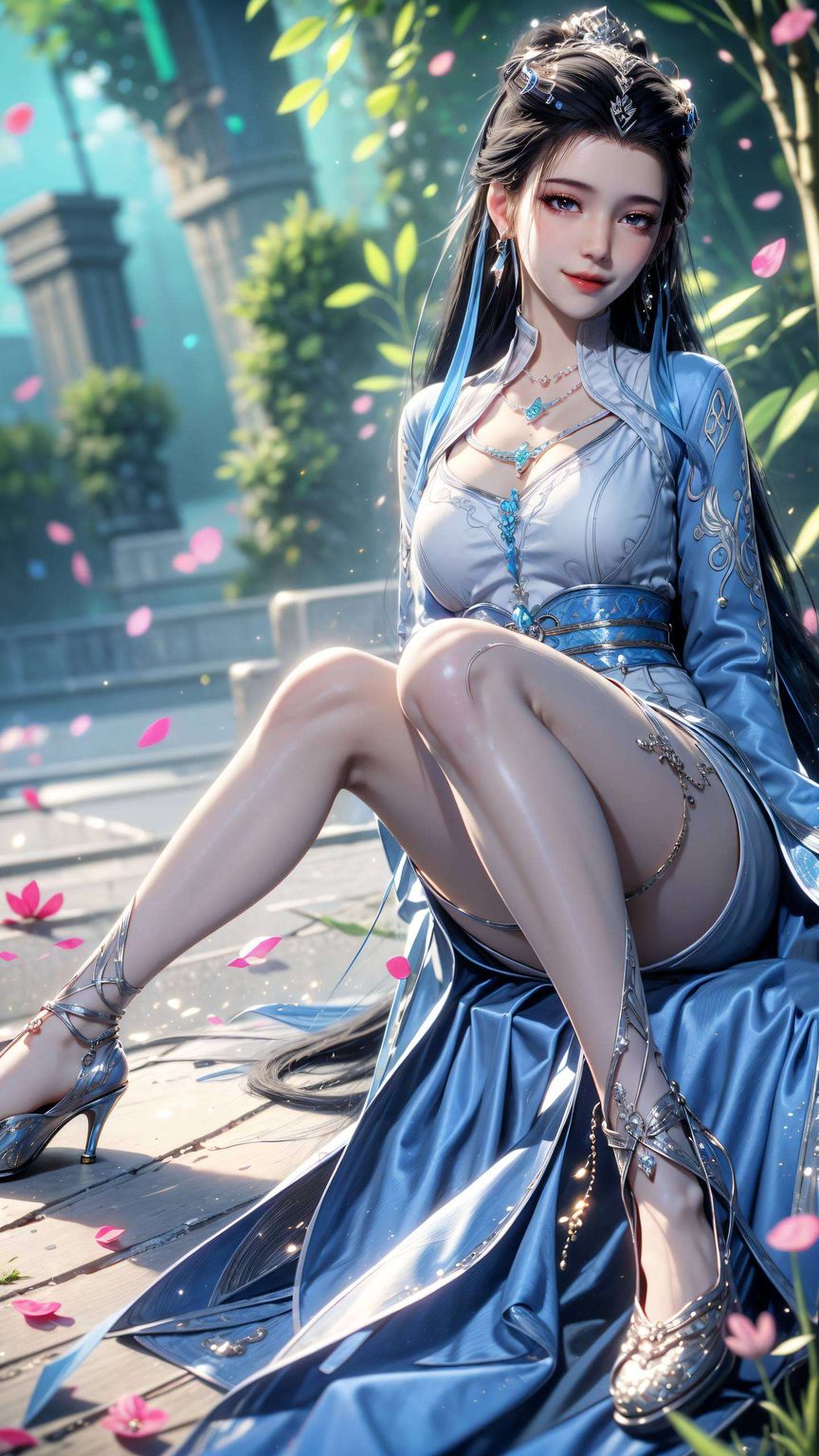 以国漫美女为背景美女婉约