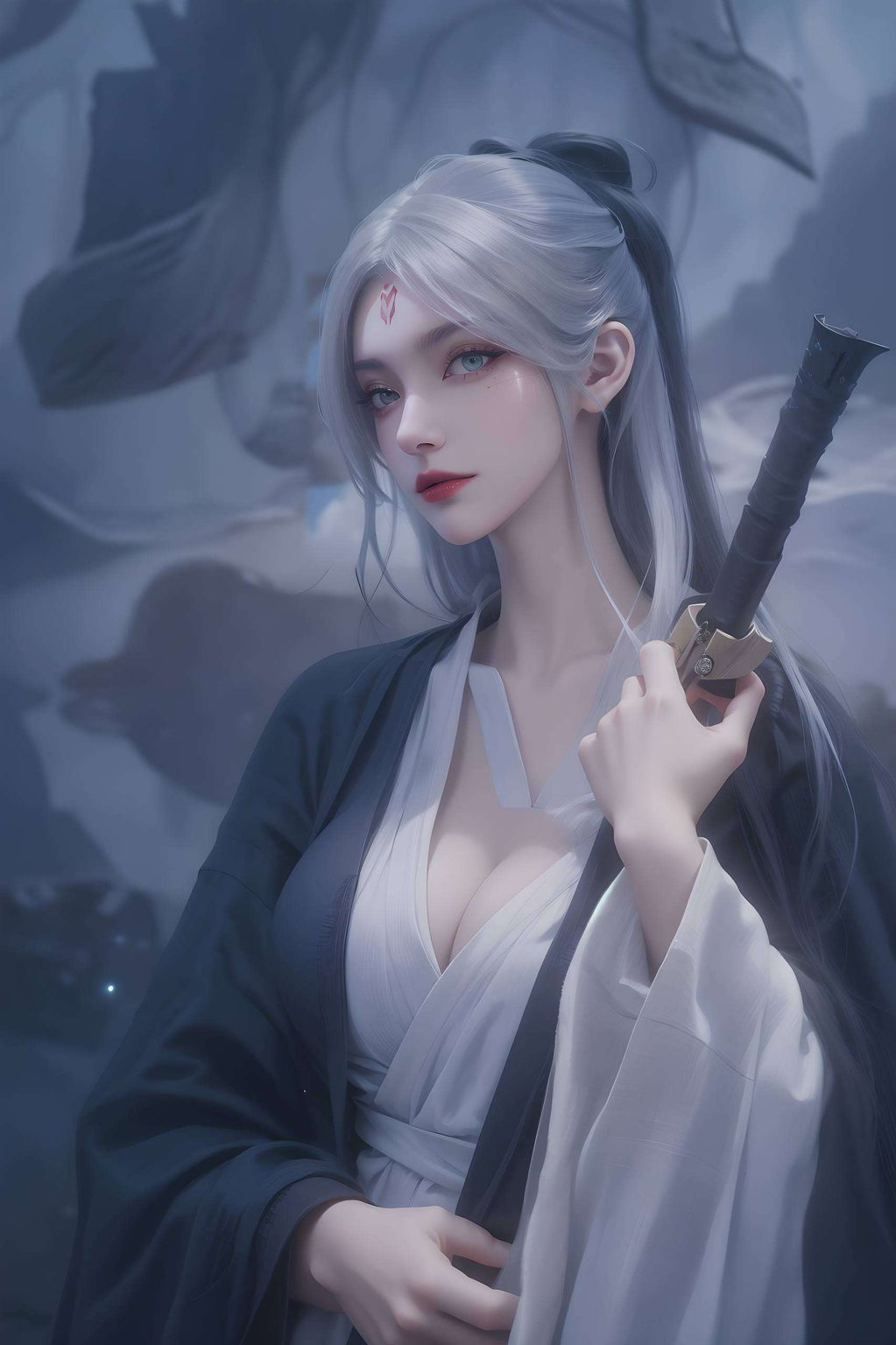 那抹俏皮的狐妖身影灵动中带着一丝神秘