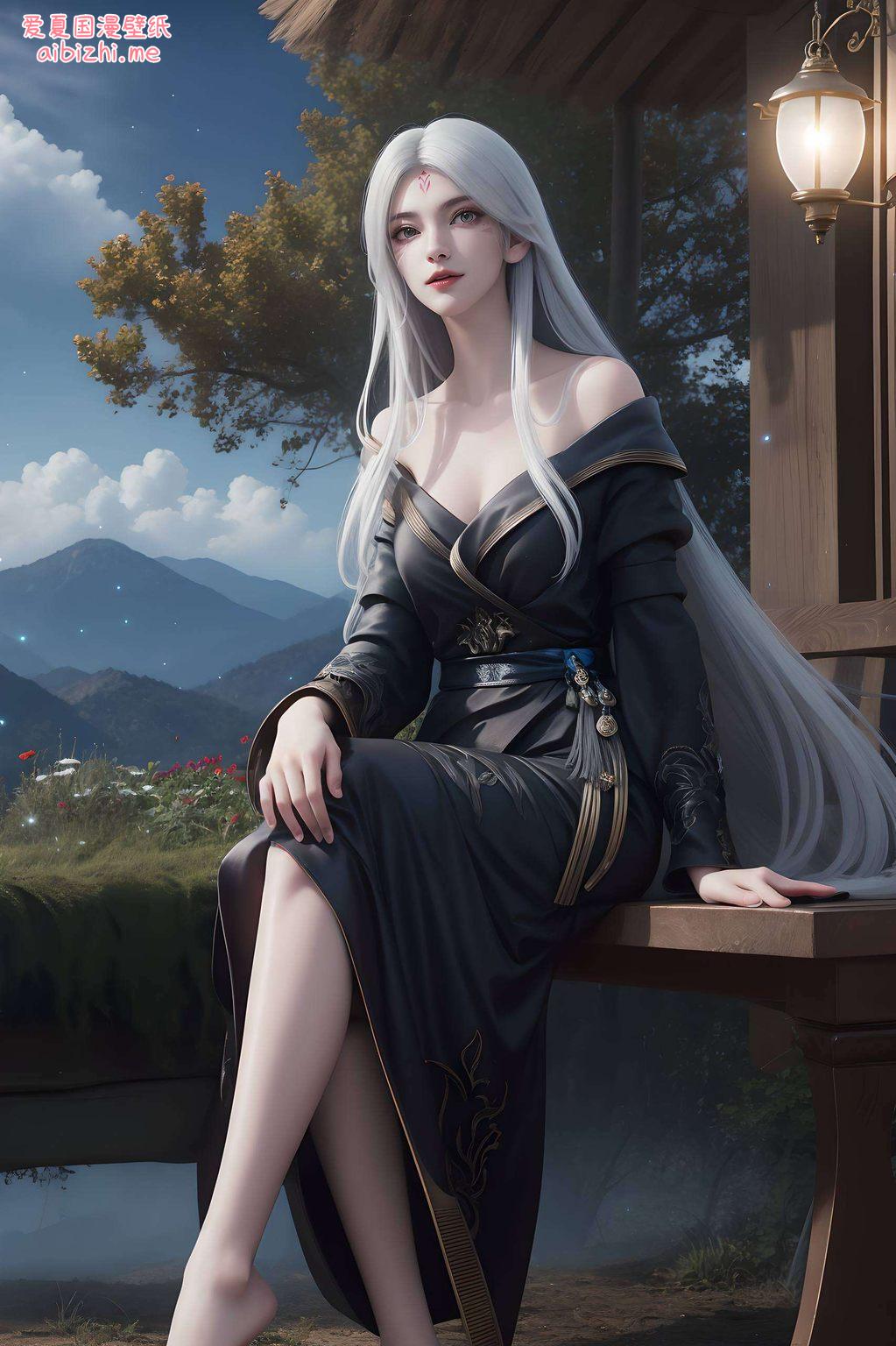 倾国倾城！这款1920x1080的高清国漫美女壁纸以诛仙中的小白为灵感