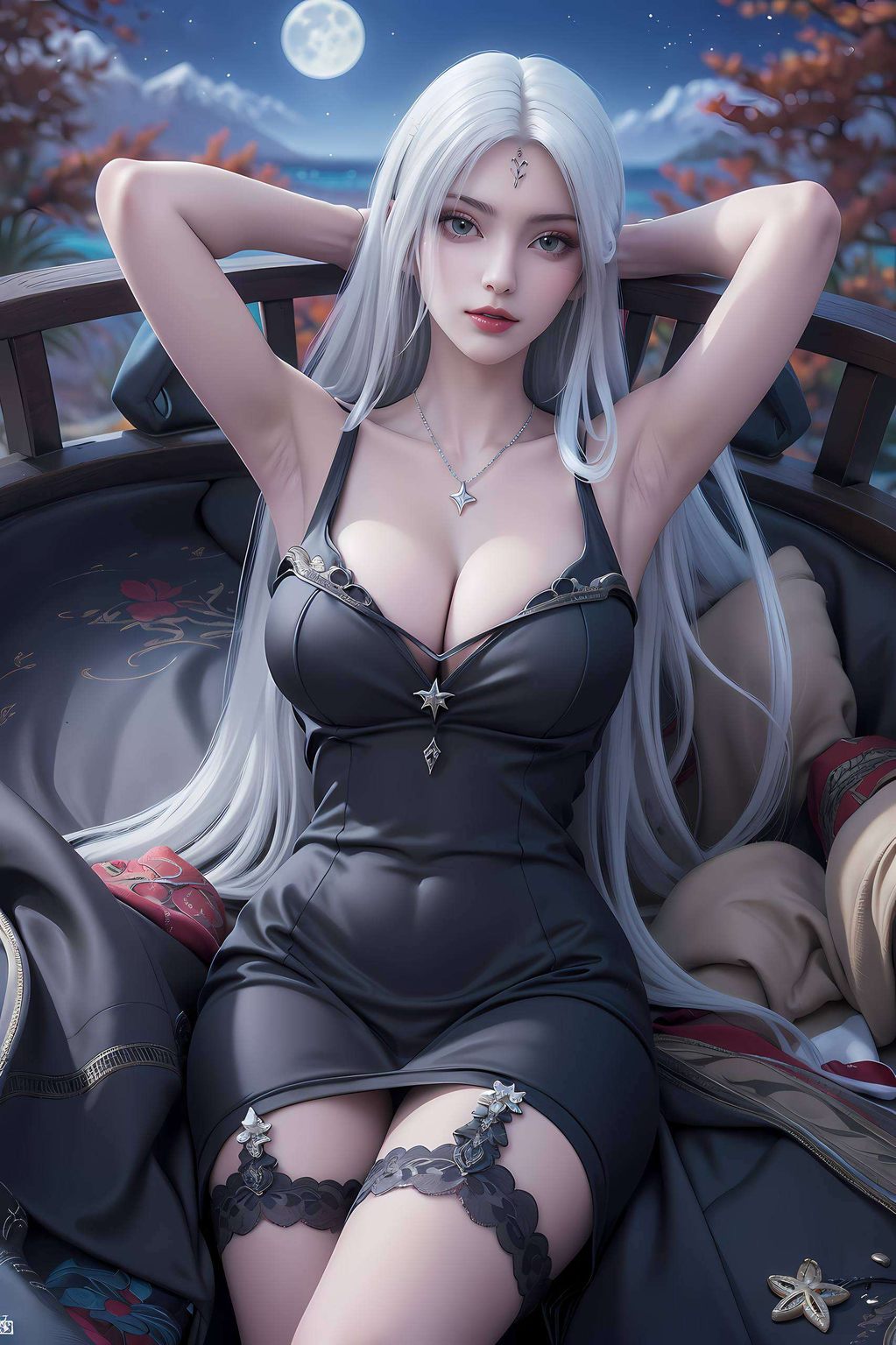 细腻笔触将国风之美与AI美女的细腻神韵完美融合