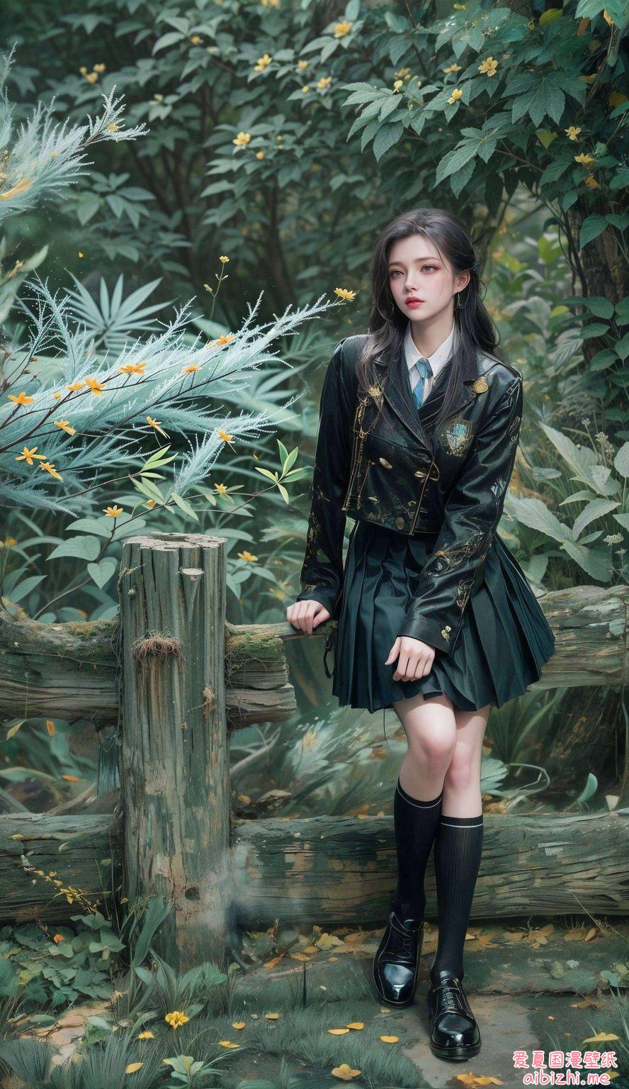 这幅超清4K手机壁纸在国漫的世界里