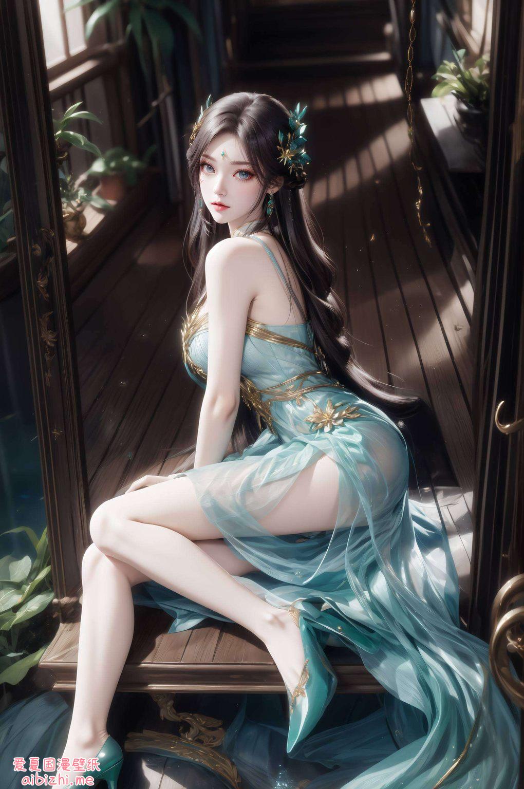 如梦如幻星空壁纸中的萧薰儿