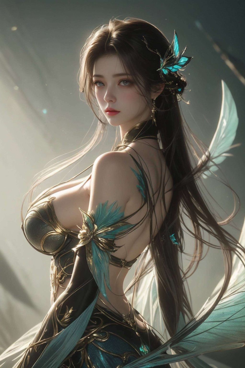高清细腻完美展现了国漫美女的独特魅力