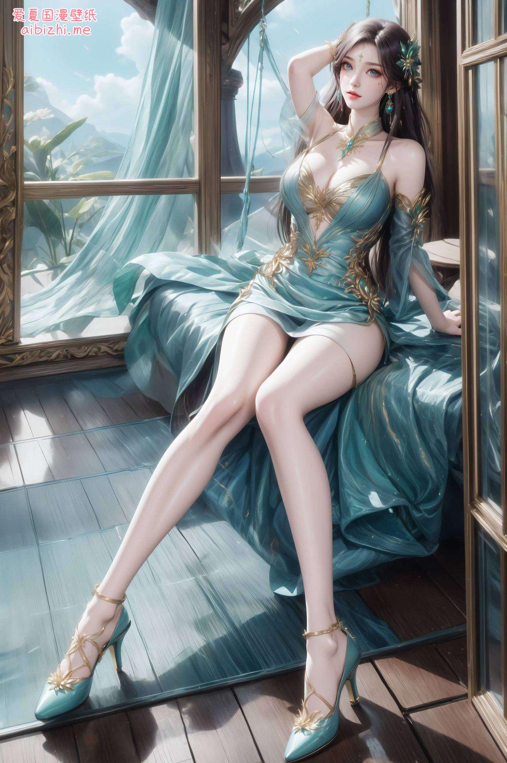 她是国漫中的绝世女神让这位女神陪伴你的每一天！