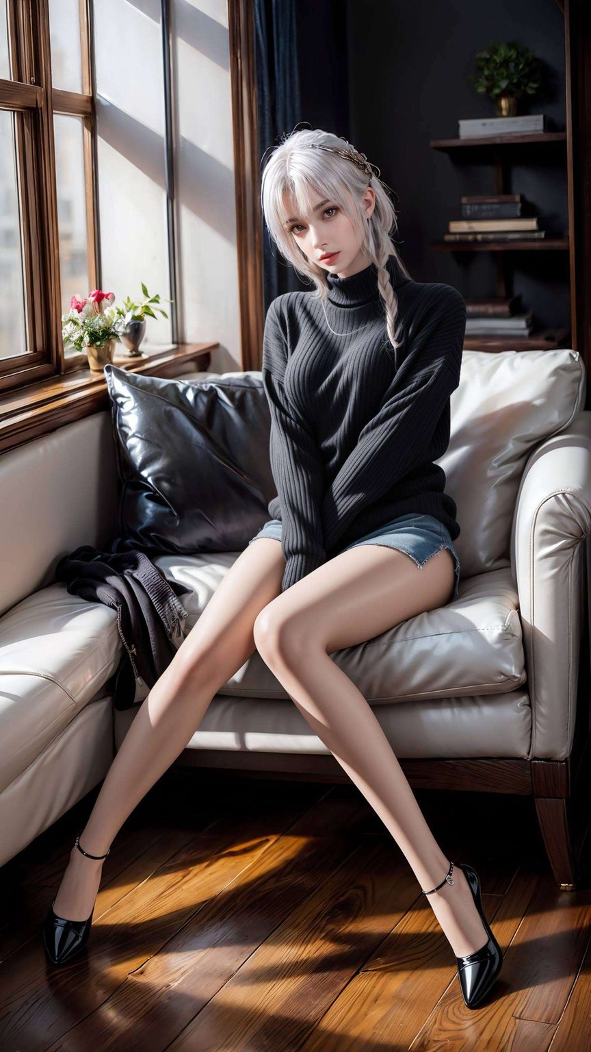 这款粉色主题的国漫美女壁纸AI绘画的精妙细节