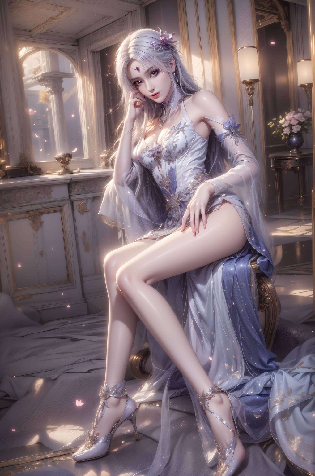 以小医仙的婉约之美国漫女神的倩影