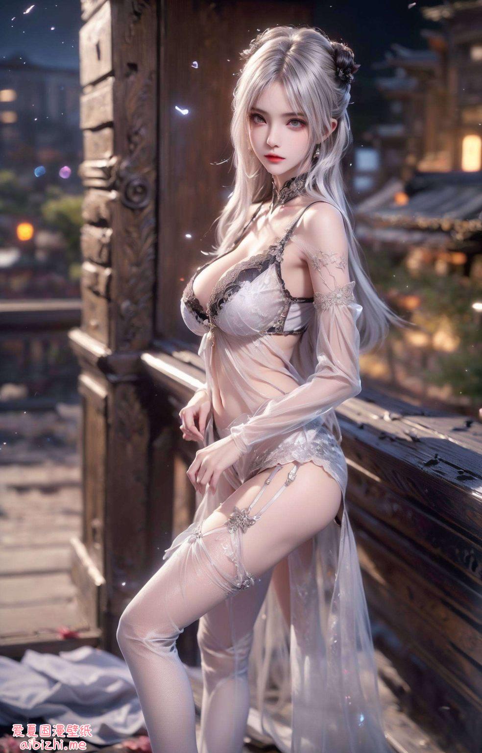 这款紫色超好看平板国漫女神壁纸为你的手机增添一抹神秘仙韵