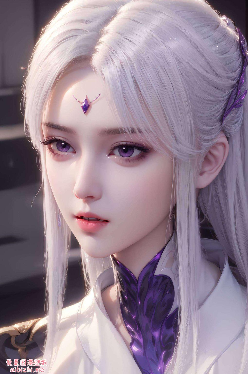 细腻的笔触描绘出小医仙的灵动身姿这款超还原碎花手机国漫美女动画壁纸