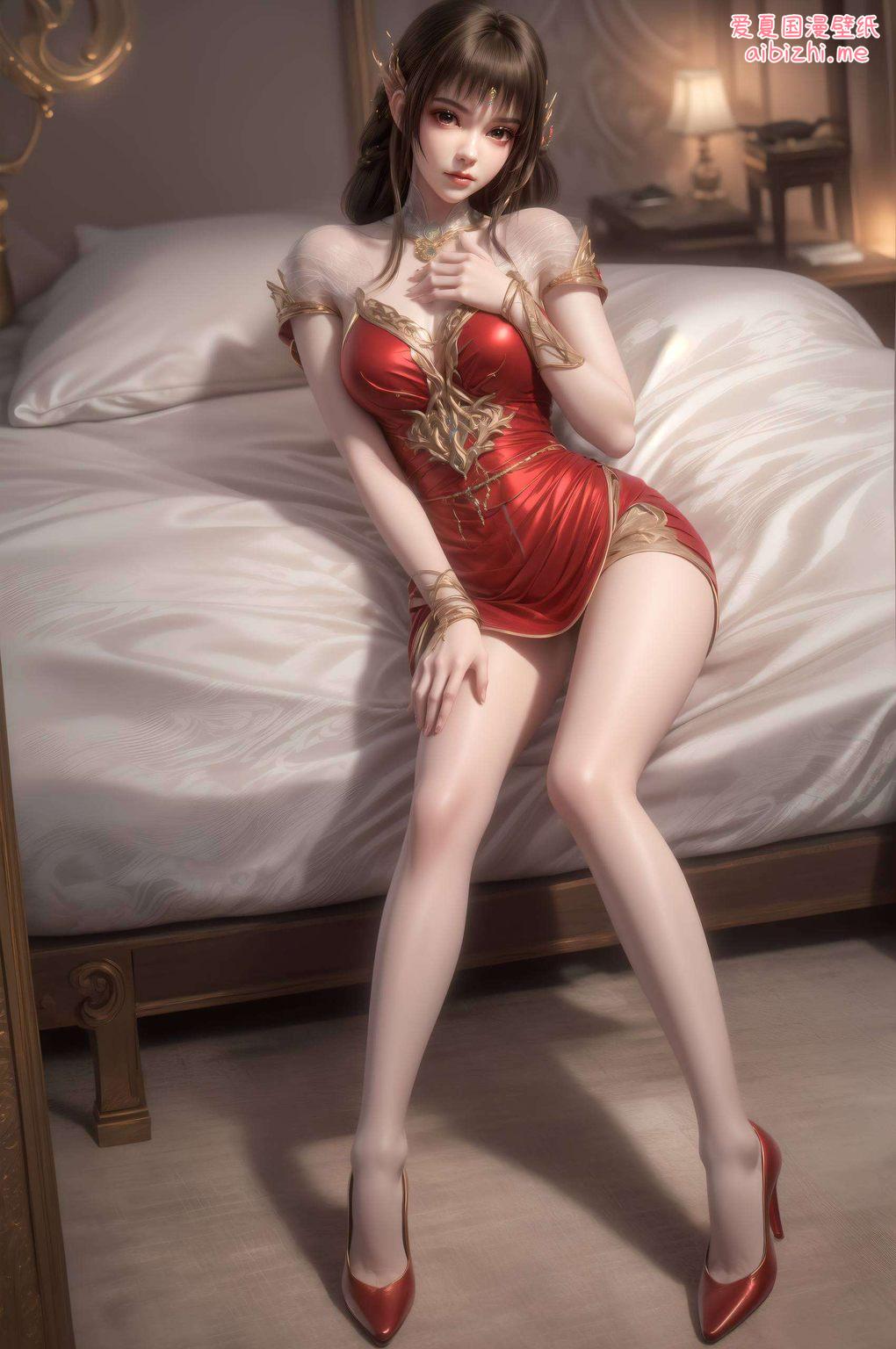感受温馨浪漫的氛围这款壁纸以国漫女神云落婚礼图片为灵感