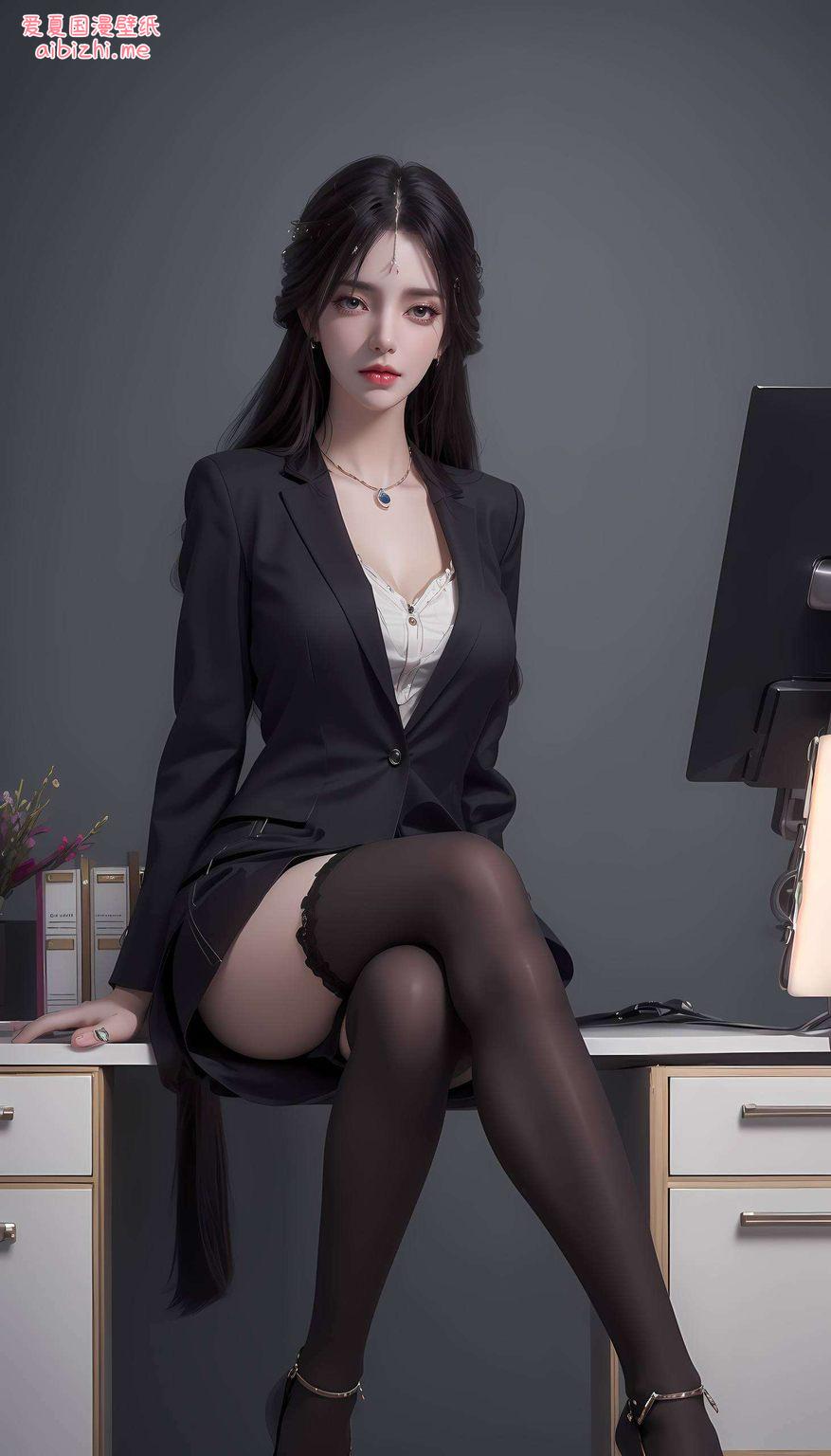 这款壁纸她的每一次眨眼都蕴含着东方元素的韵味
