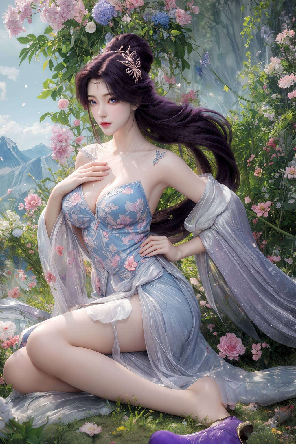她的每一个眼神都仿佛藏着星辰大海遇见云曦——这位灵动飘逸的女孩