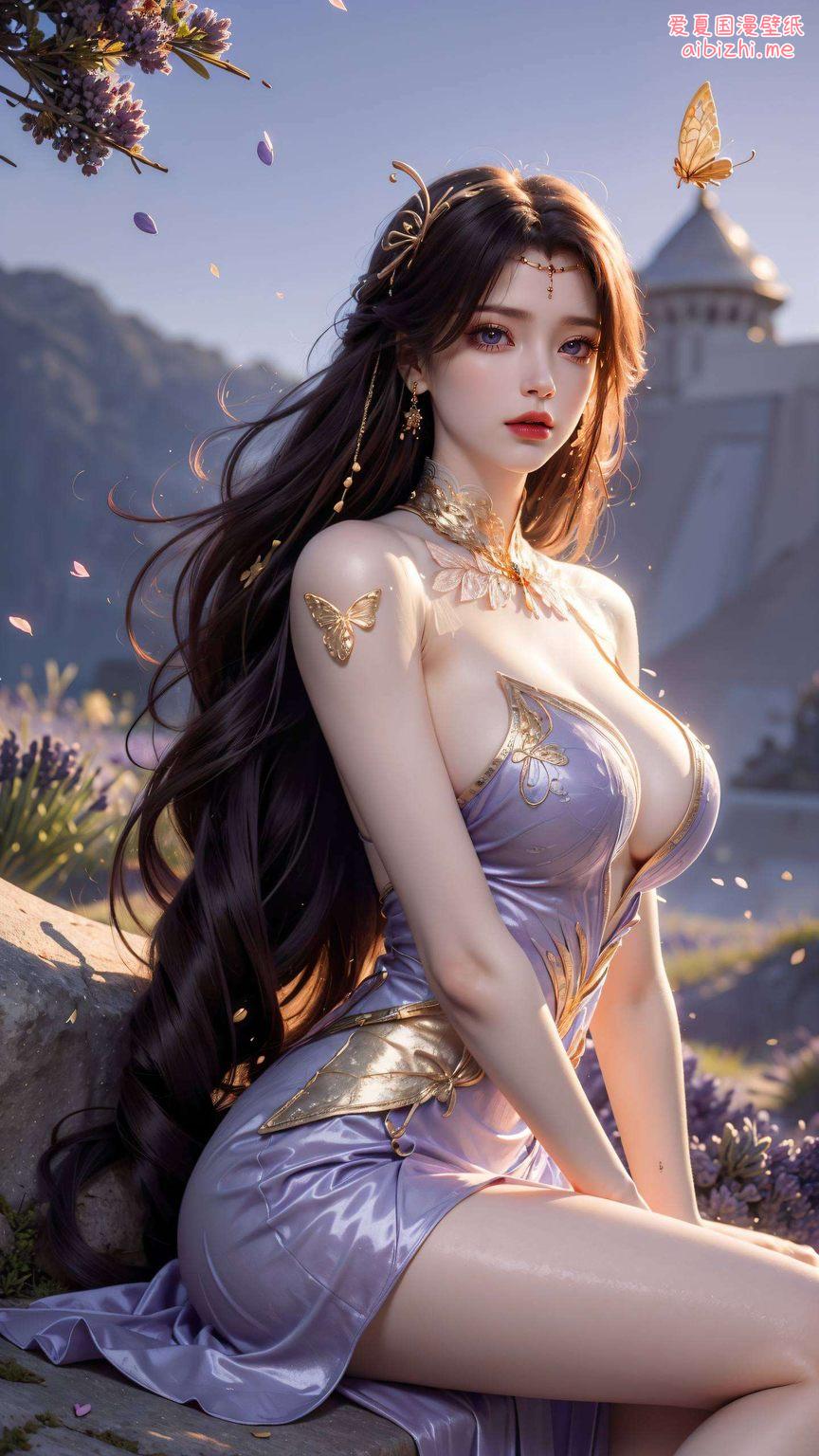 以国漫美女荒天帝云曦为主角让你在手机壁纸中感受她的灵动与魅力