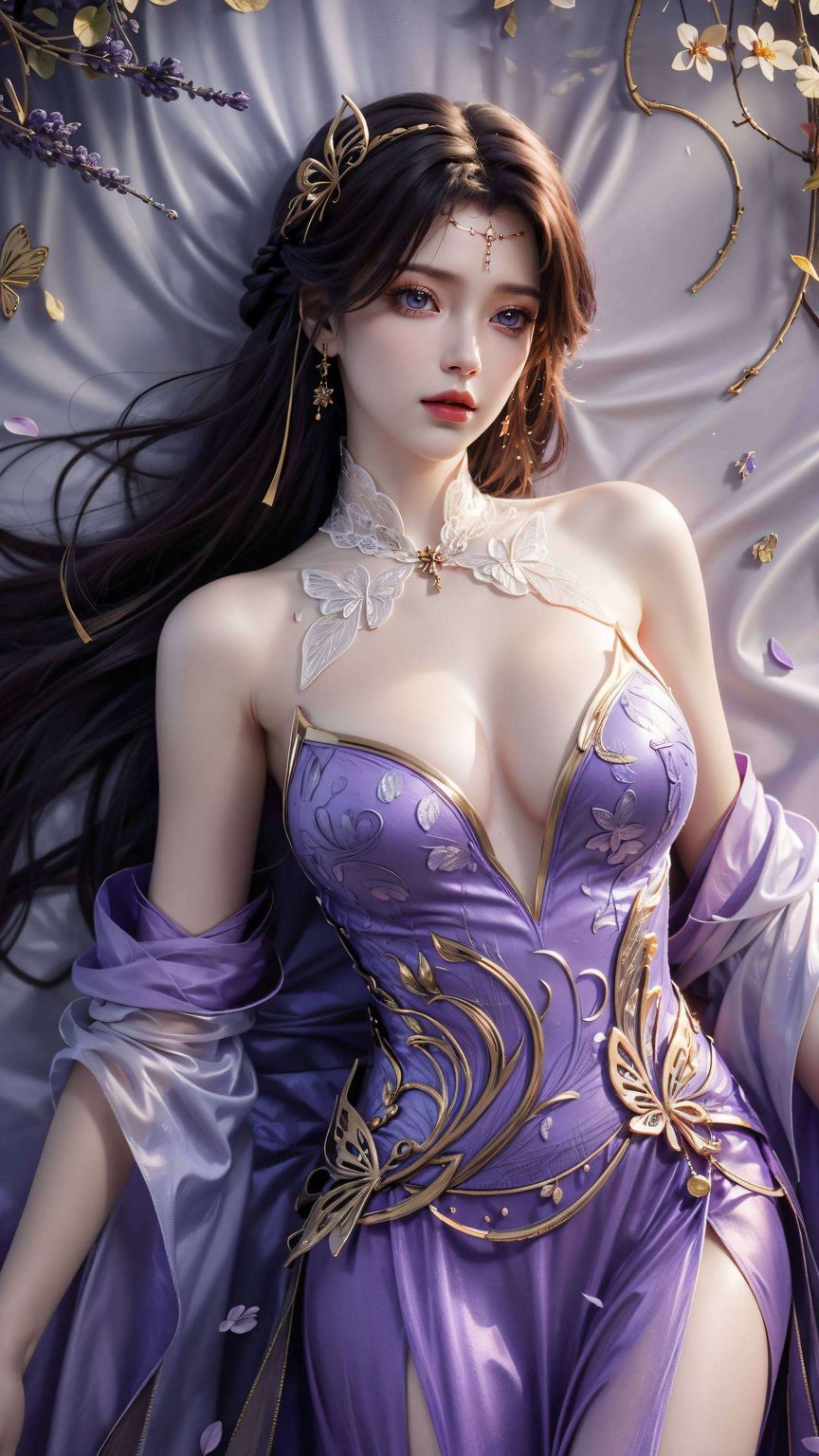 国漫美女的魅力在极简壁纸中绽放每一丝笑容都是心灵的细腻笔触