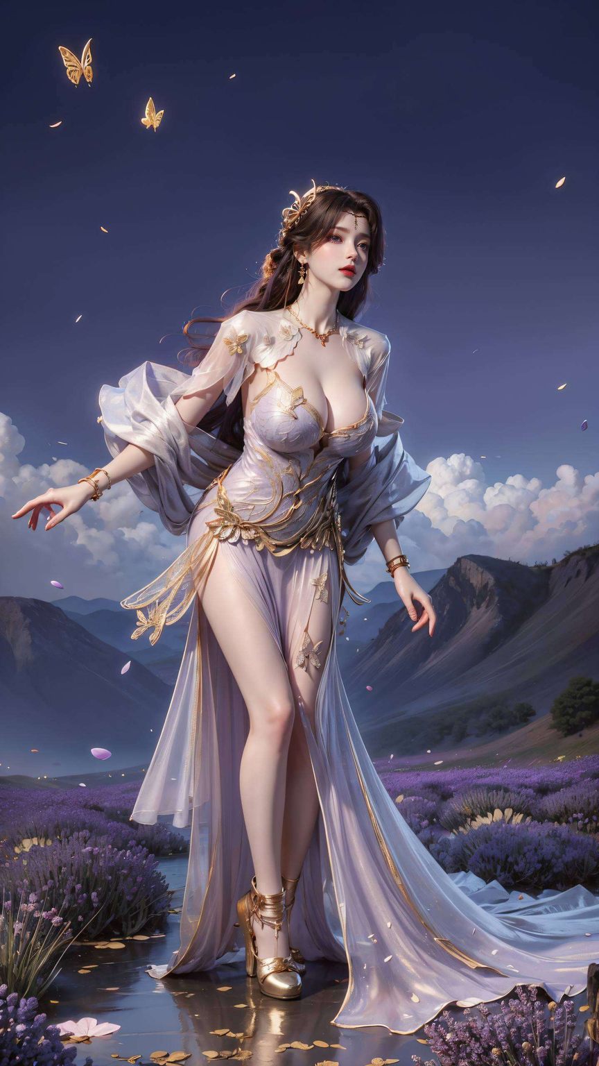 鲜明的色彩AI绘画的魔法将骨骼素材巧妙拼接