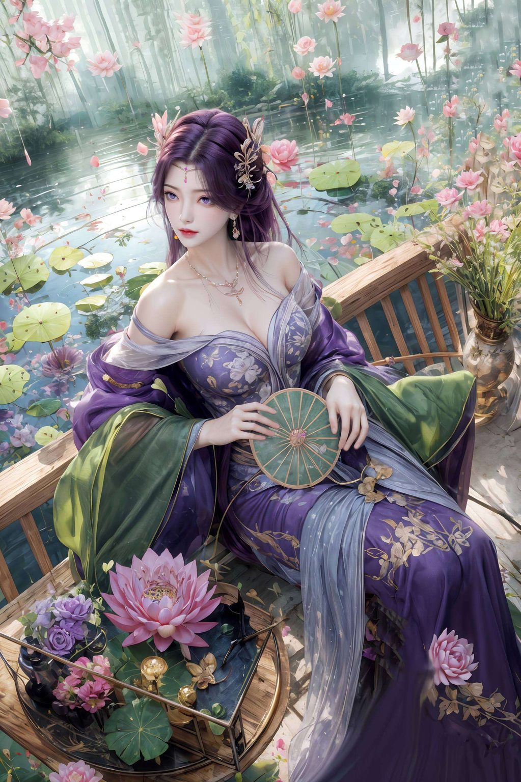 细腻的笔触云曦美图壁纸高清全屏