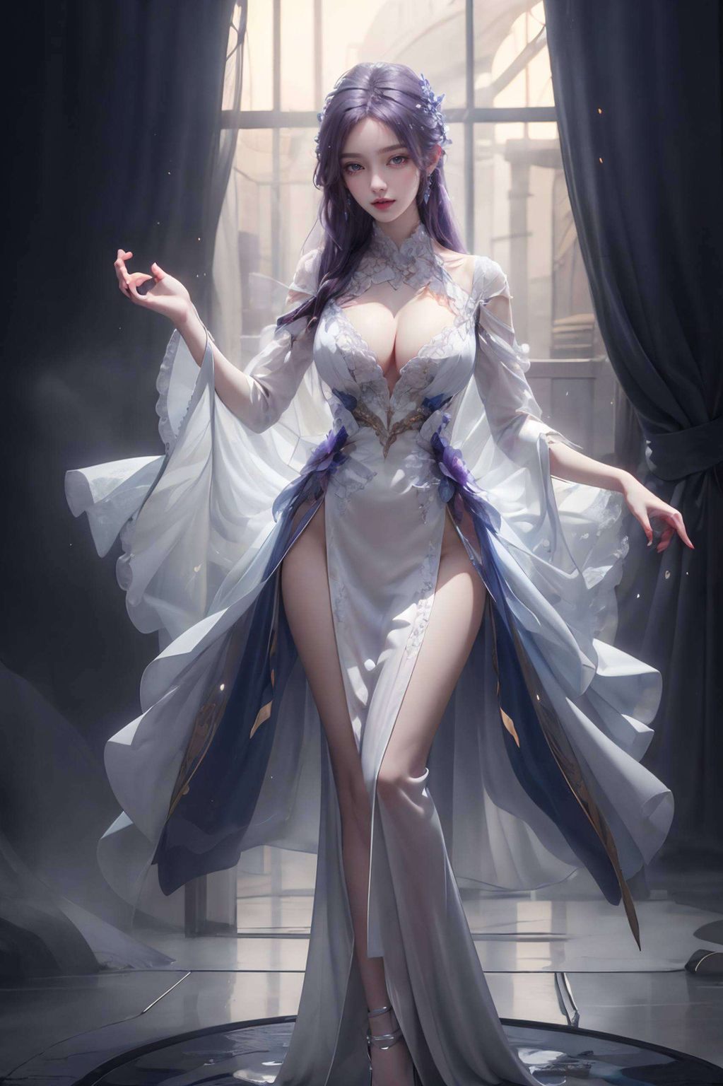 一定会爱上这款全屏AI绘画动作素材桌布每一帧都如诗如画