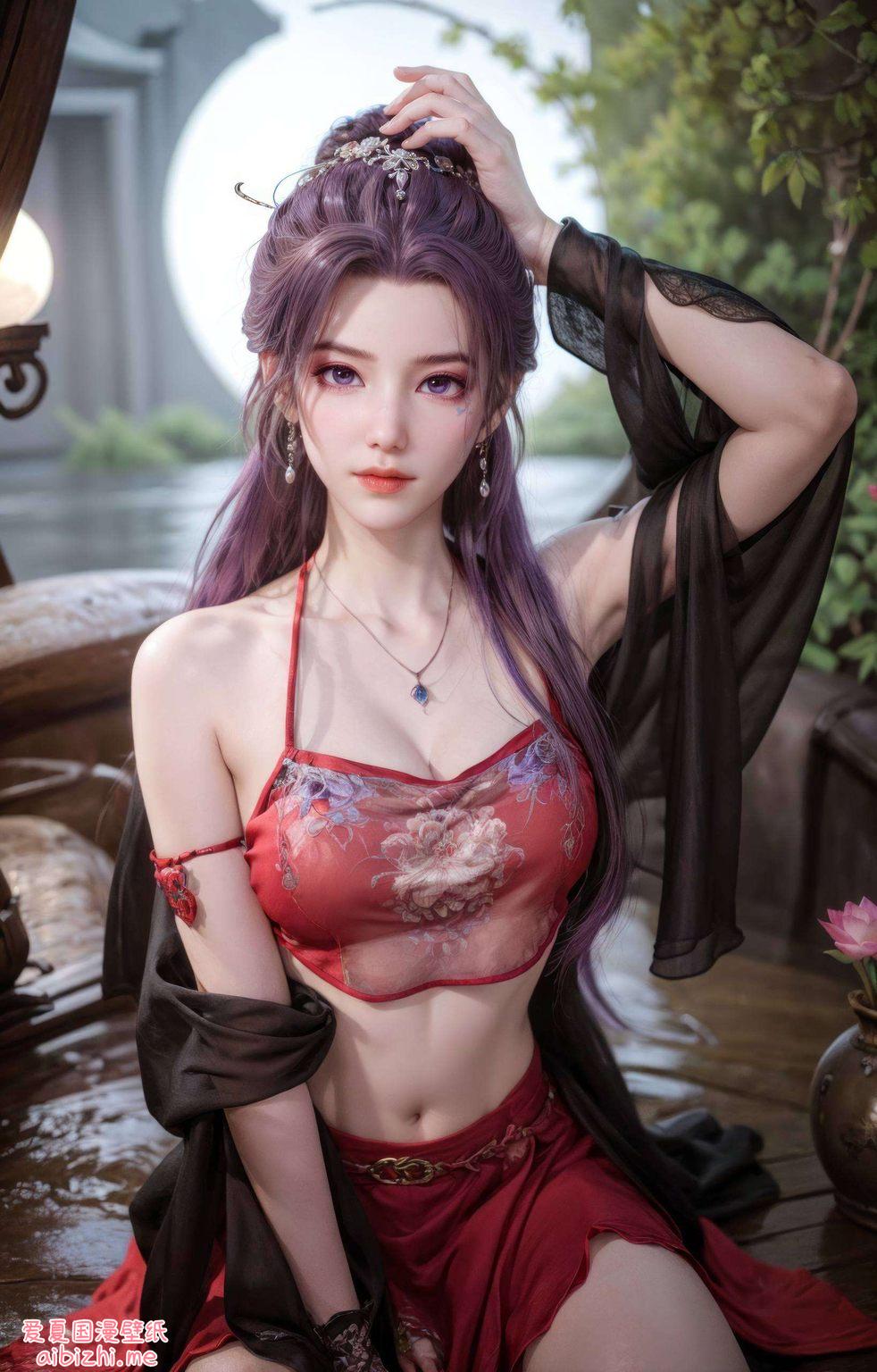 遇见高清之美！云霄女主静态壁纸云端漫步