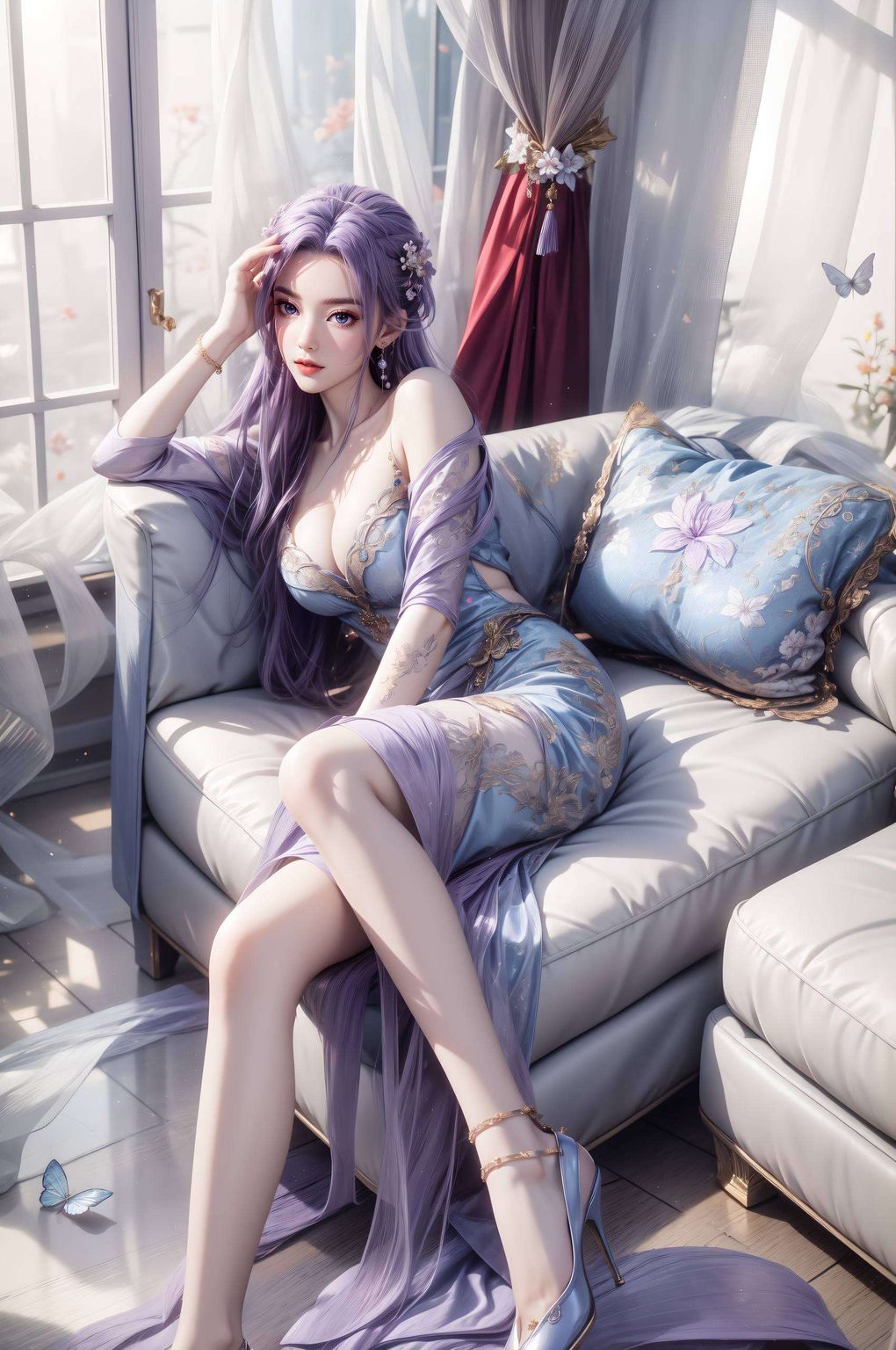 尽显国漫美女的古风韵味高清画质