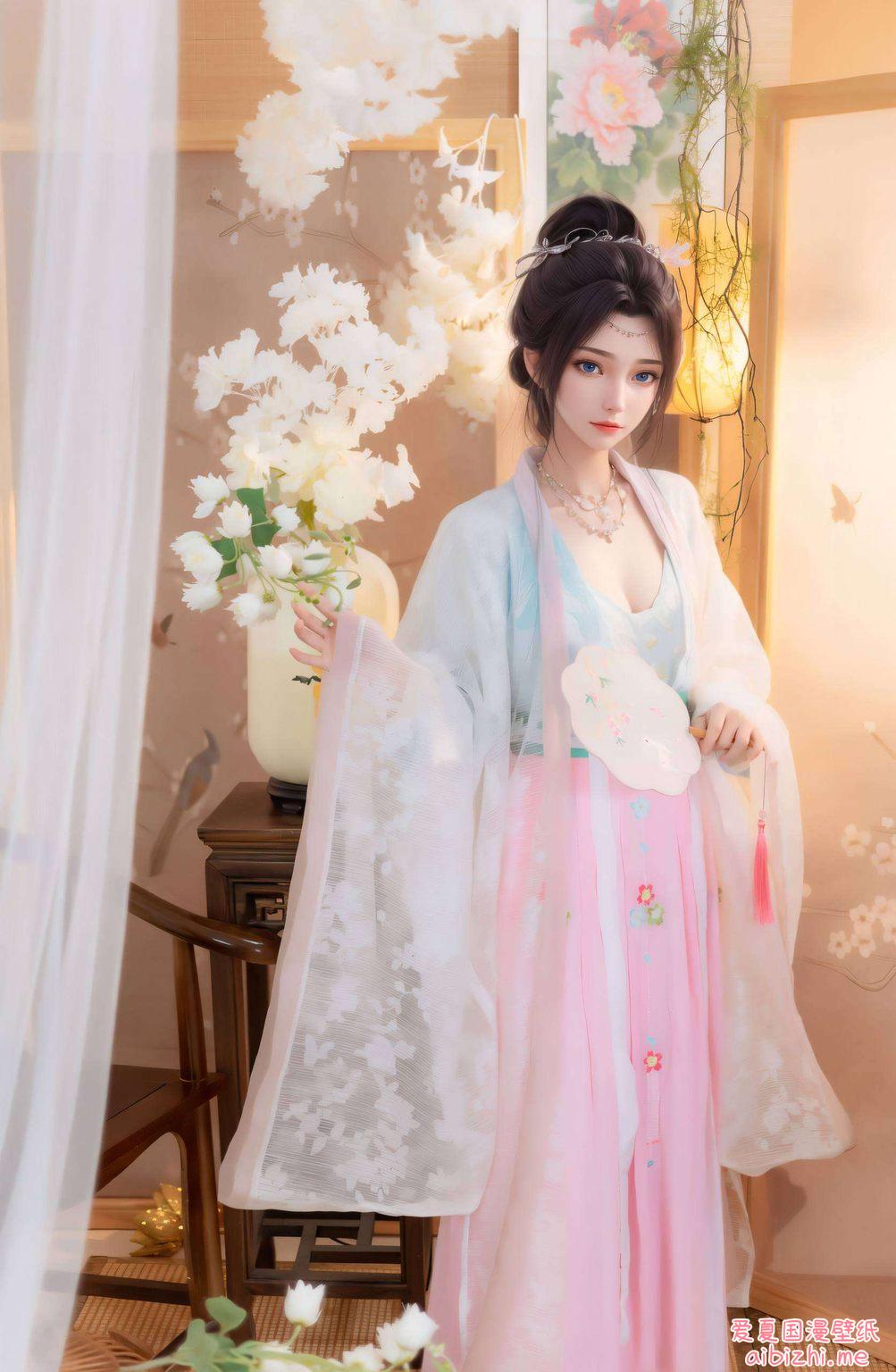 这款特别最新版的PC国漫女神AI画面中