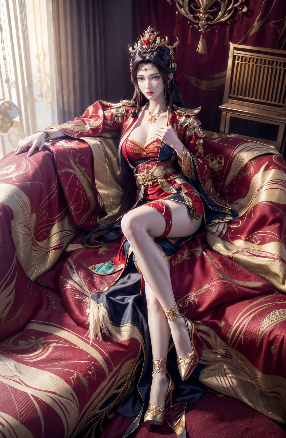 她的每一次眼波流转如梦如幻