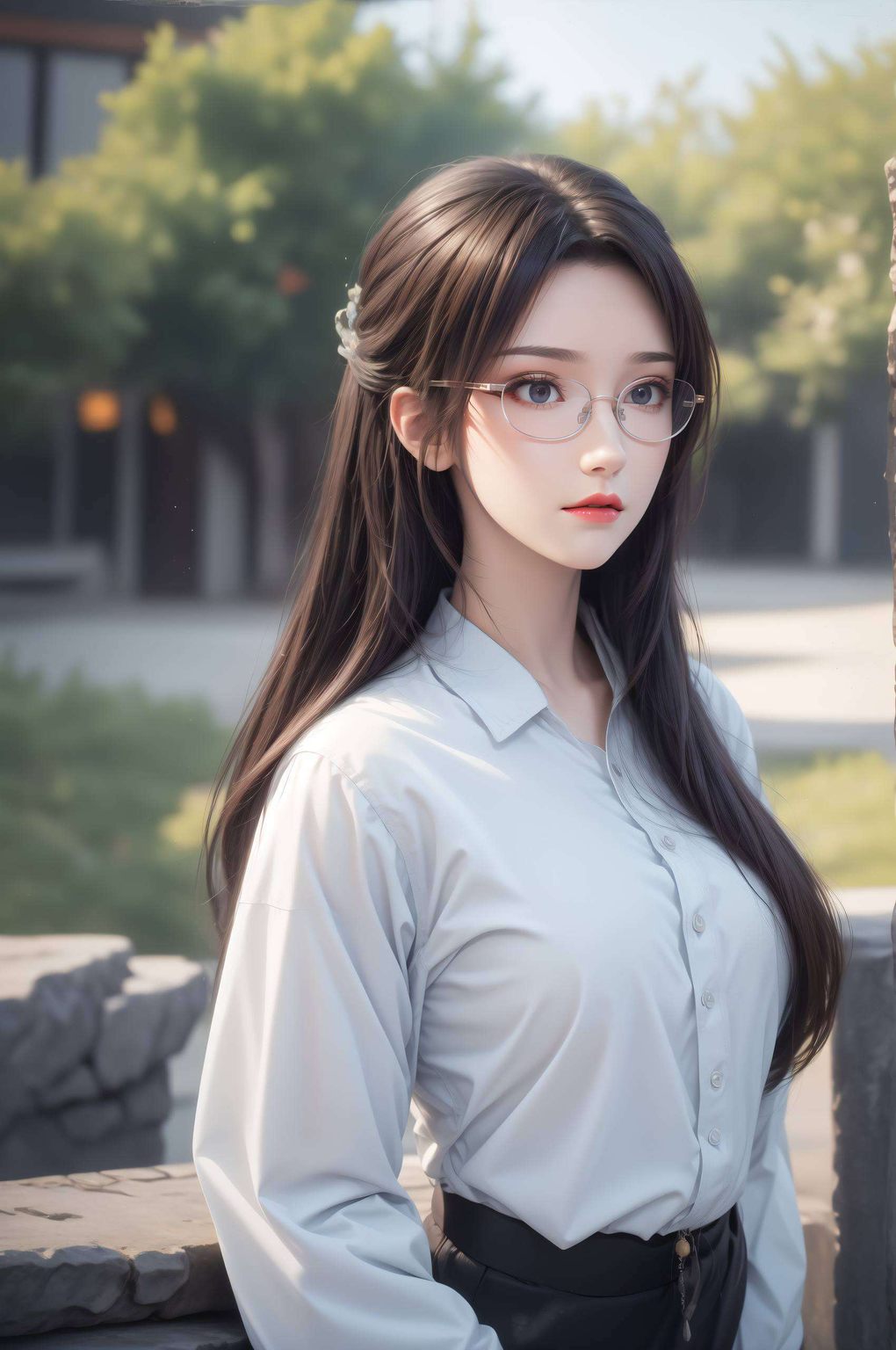 感受高清画质与艺术美感的完美融合这位国漫美女以其独特的气质和魅力