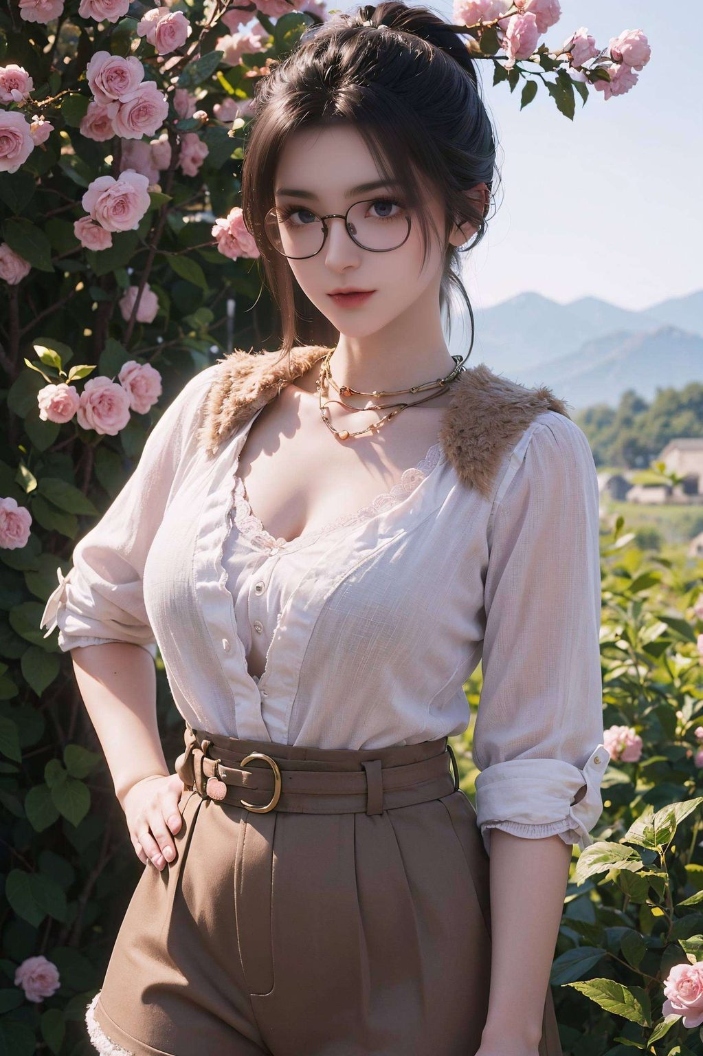 快来收藏她的身影搭配上高清大图的细腻质感