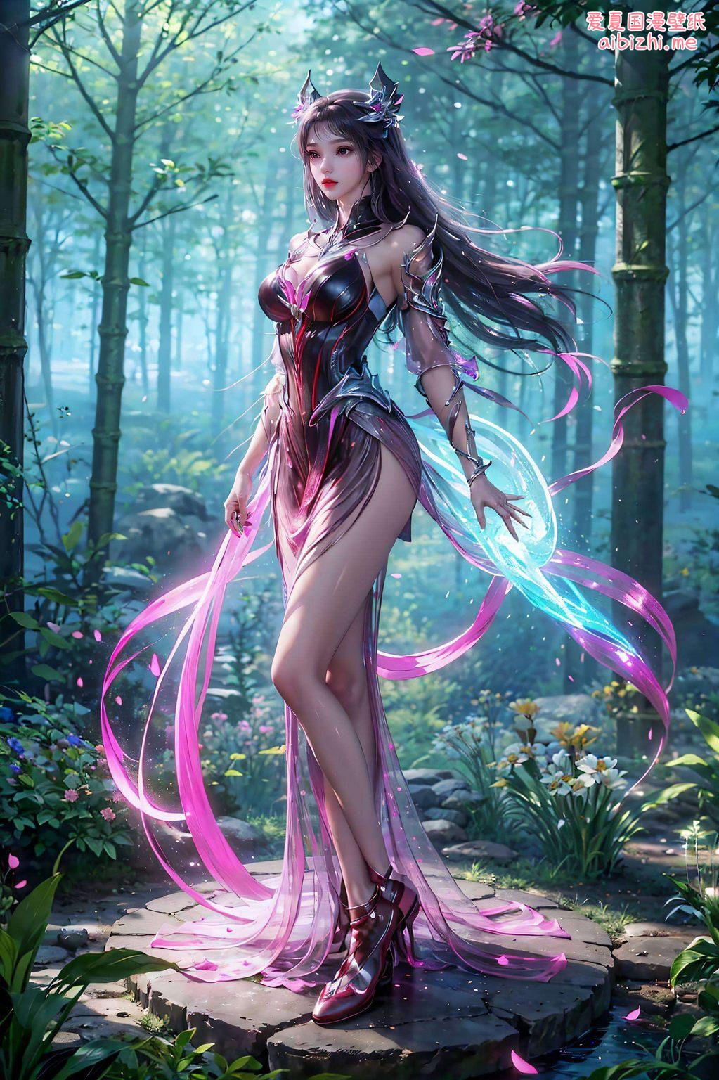 朱竹清壁纸古风美女的静谧魅力