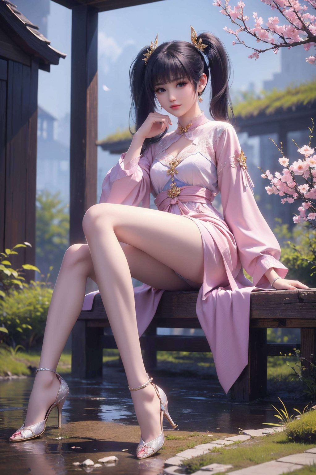 感受国漫的独特魅力遇见紫妍女神！这款高清AI人物表情素材