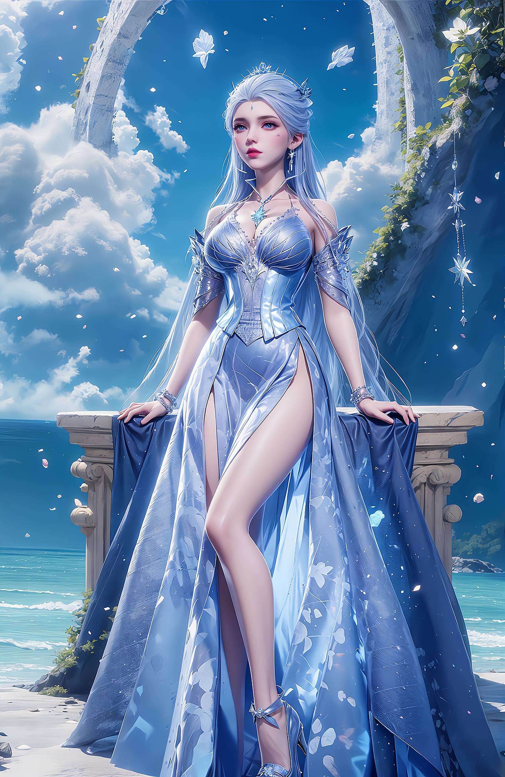绝世唐门雪女高清壁纸背景图动漫高清美图