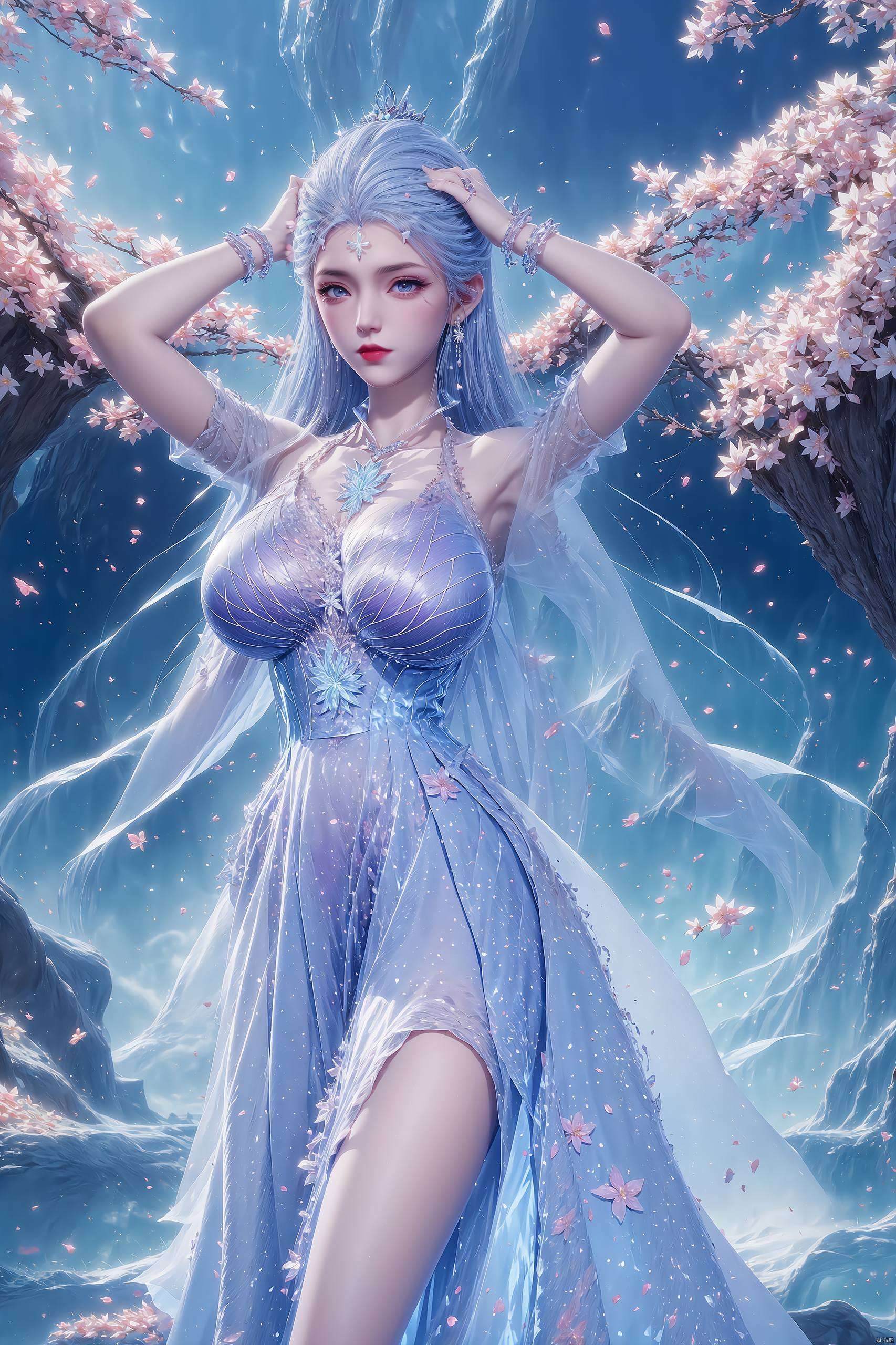 堆塘绝世唐门雪女新造型高清壁纸高清美图
