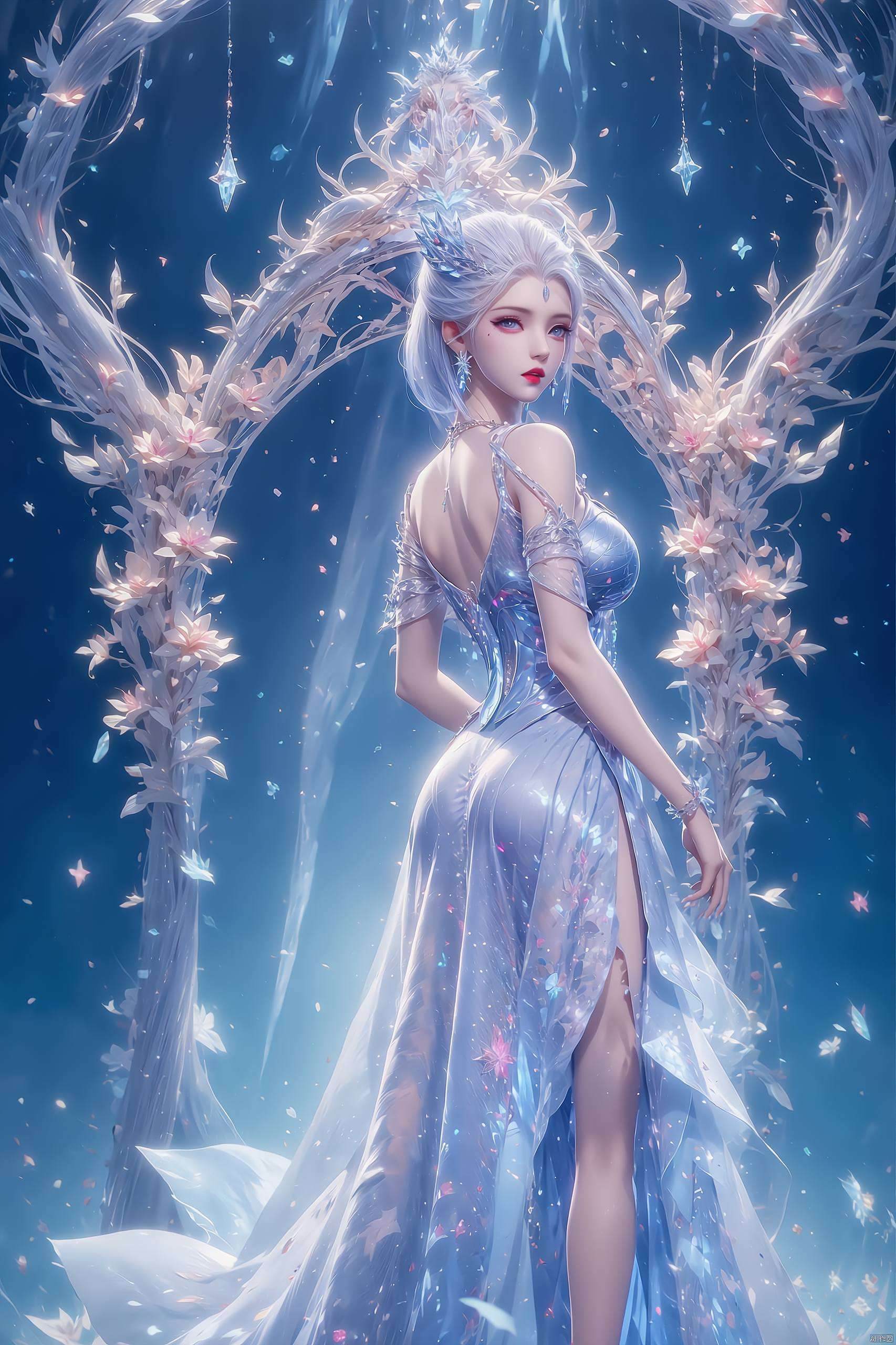 绝世唐门雪女辫子壁纸高清美图