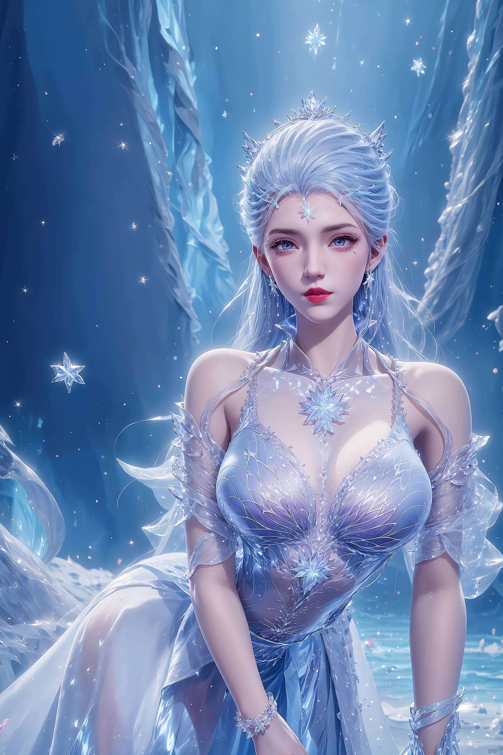 绝世唐门雪女第二代建模壁纸图片高清美图