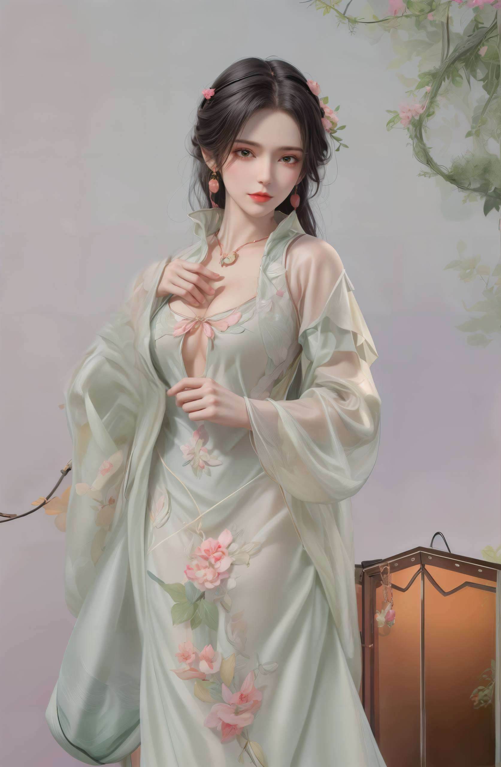 即墨花雪半脸闭眼高清壁纸高清美图