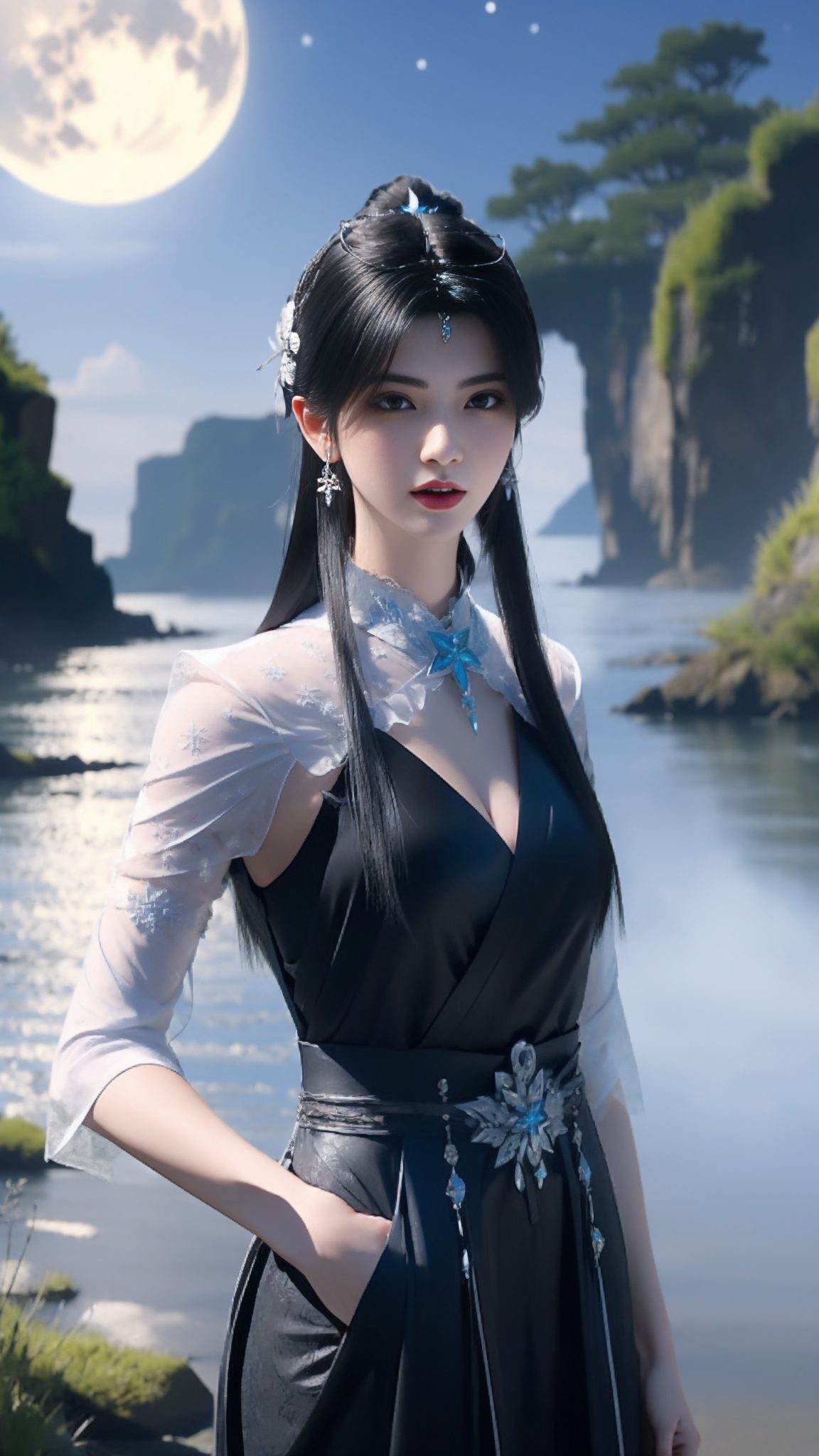 堆塘夏倾月新造型高清壁纸高清美图