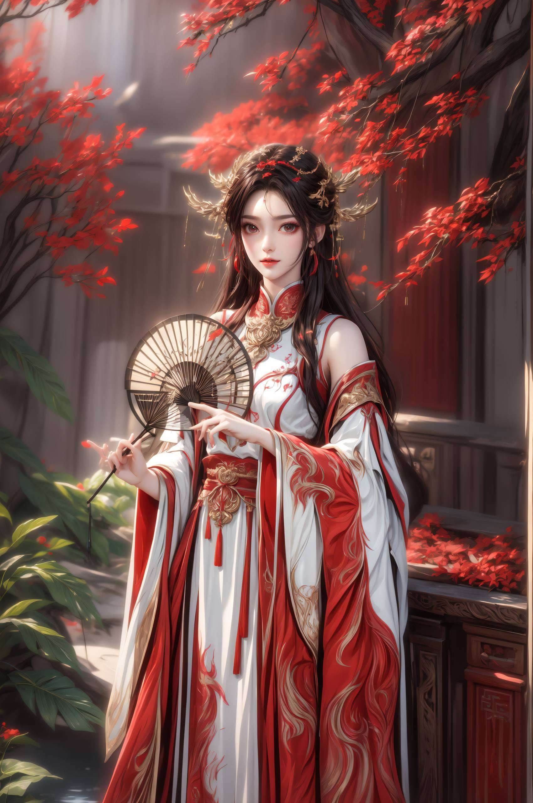 神图壁纸火灵儿高清美图
