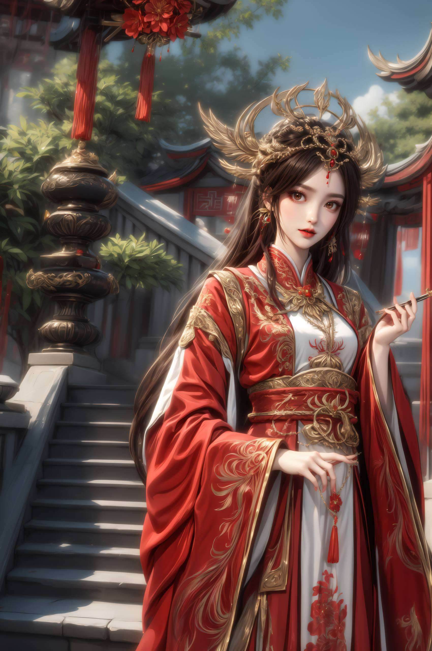石昊牵手火灵儿高清壁纸高清美图