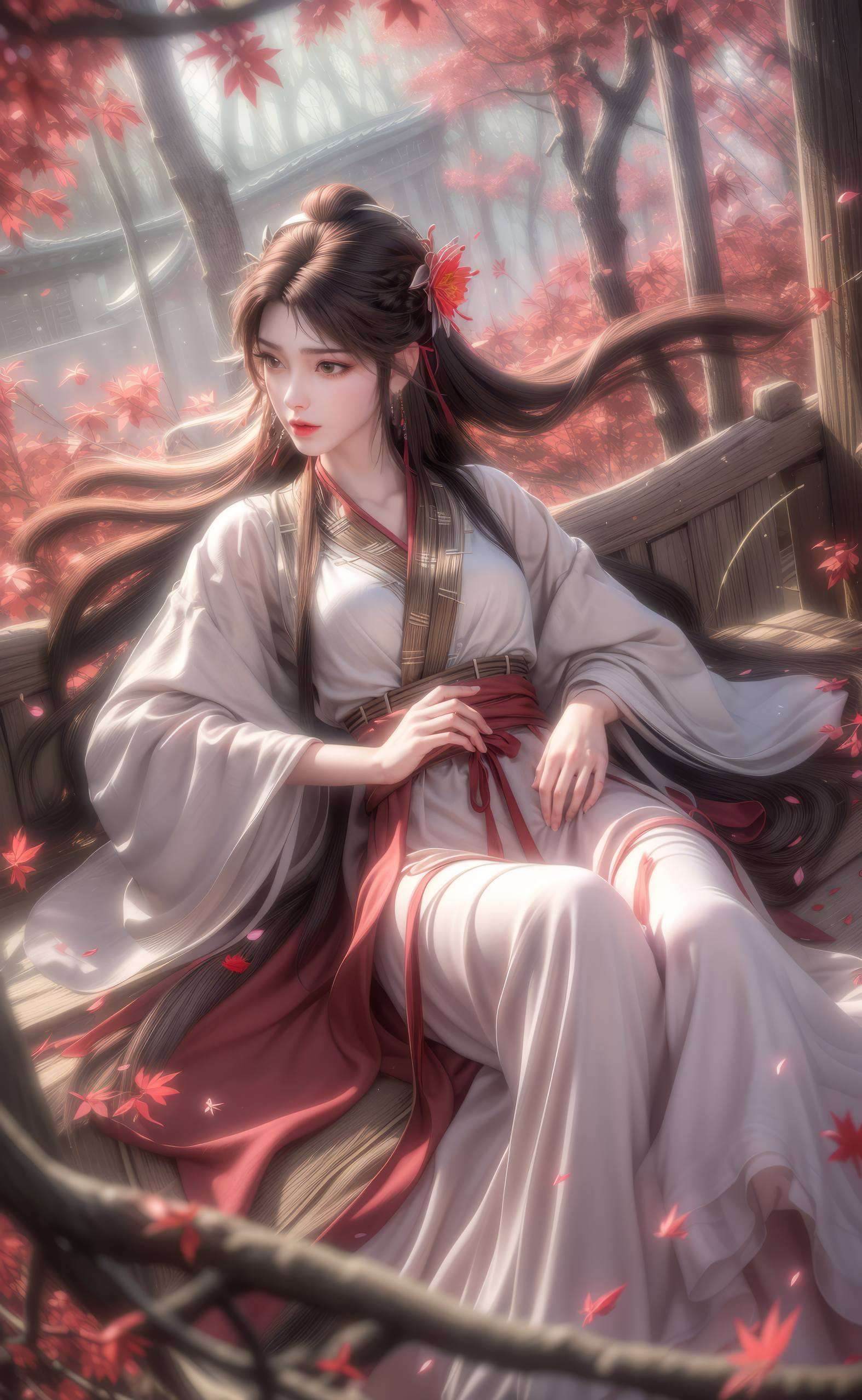 电脑壁纸动漫火灵儿高清美图