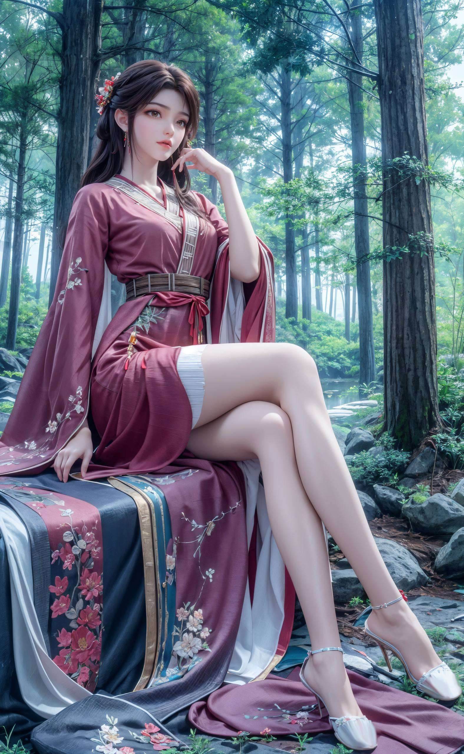 闪闪壁纸火灵儿高清美图